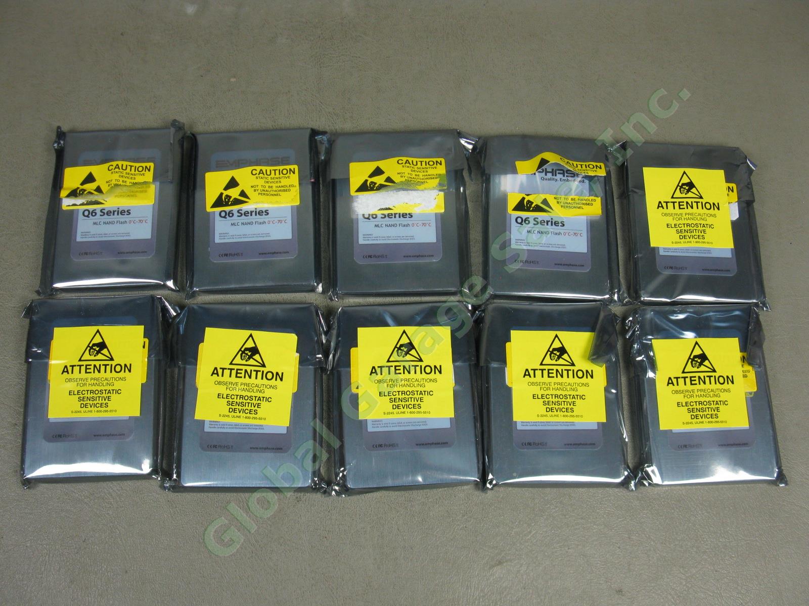 10 Emphase Q6 60GB SSD SATA3 Industrial 2.5 MLC NAND Flash Solid State Drive Lot