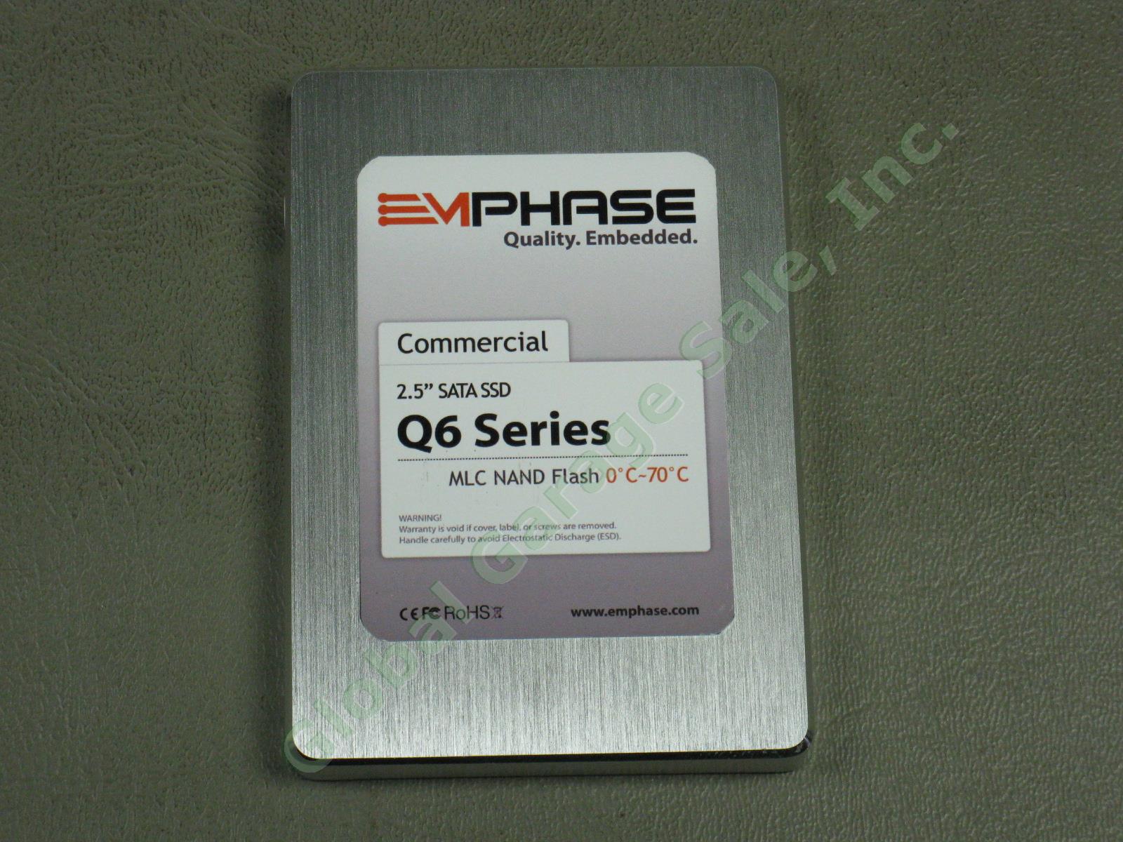 10 Emphase Q6 60GB SSD SATA3 Industrial 2.5 MLC NAND Flash Solid State Drive Lot 2