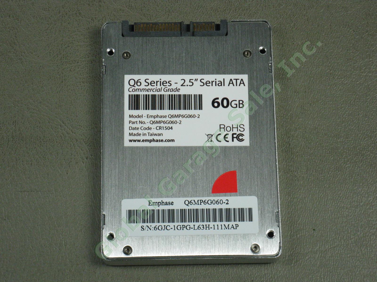 10 Emphase Q6 60GB SSD SATA3 Industrial 2.5 MLC NAND Flash Solid State Drive Lot 3