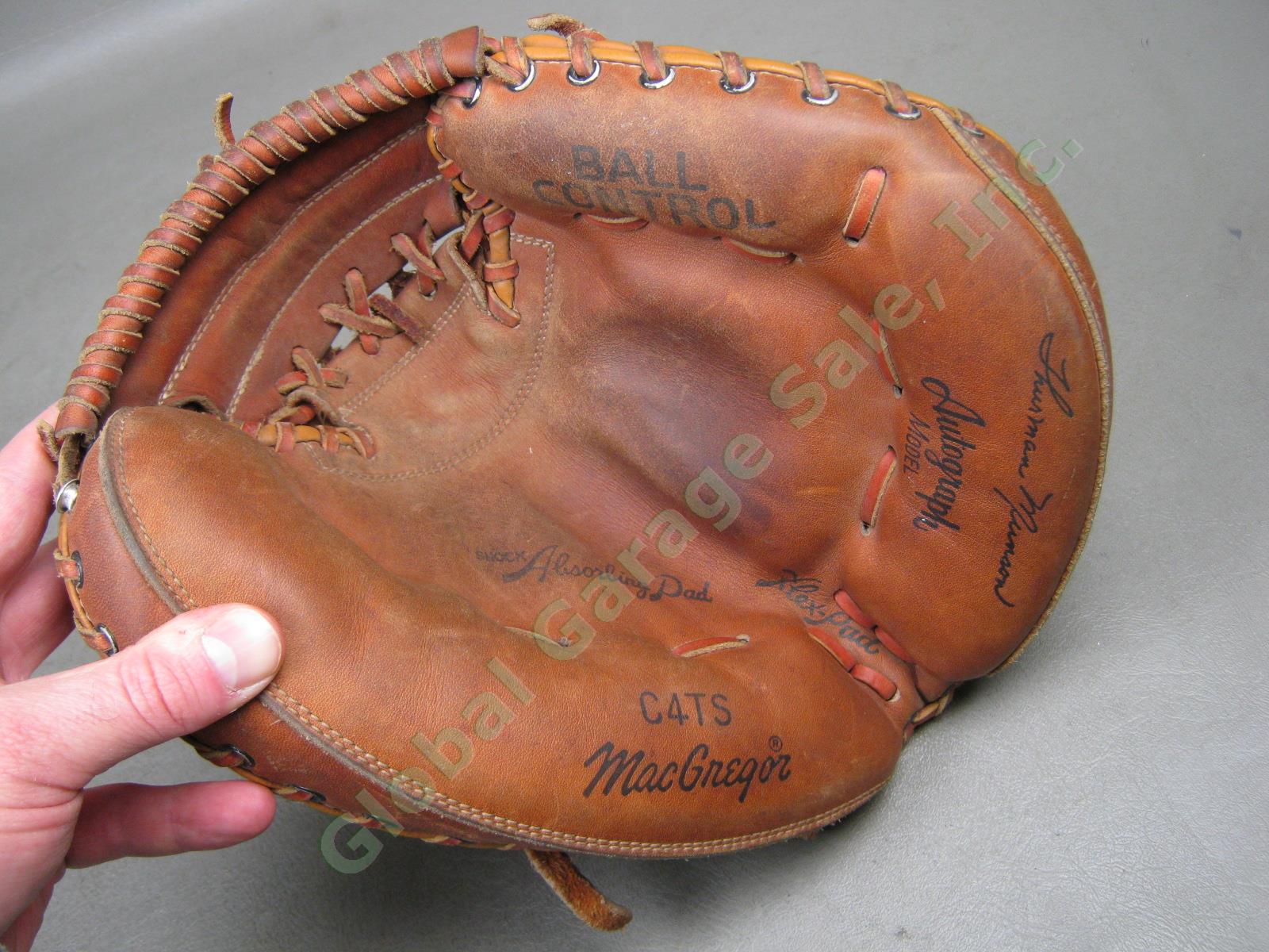 MacGregor C4TS Thurman Munson Autograph Model Baseball Ball Catchers Mitt
 Glove 2