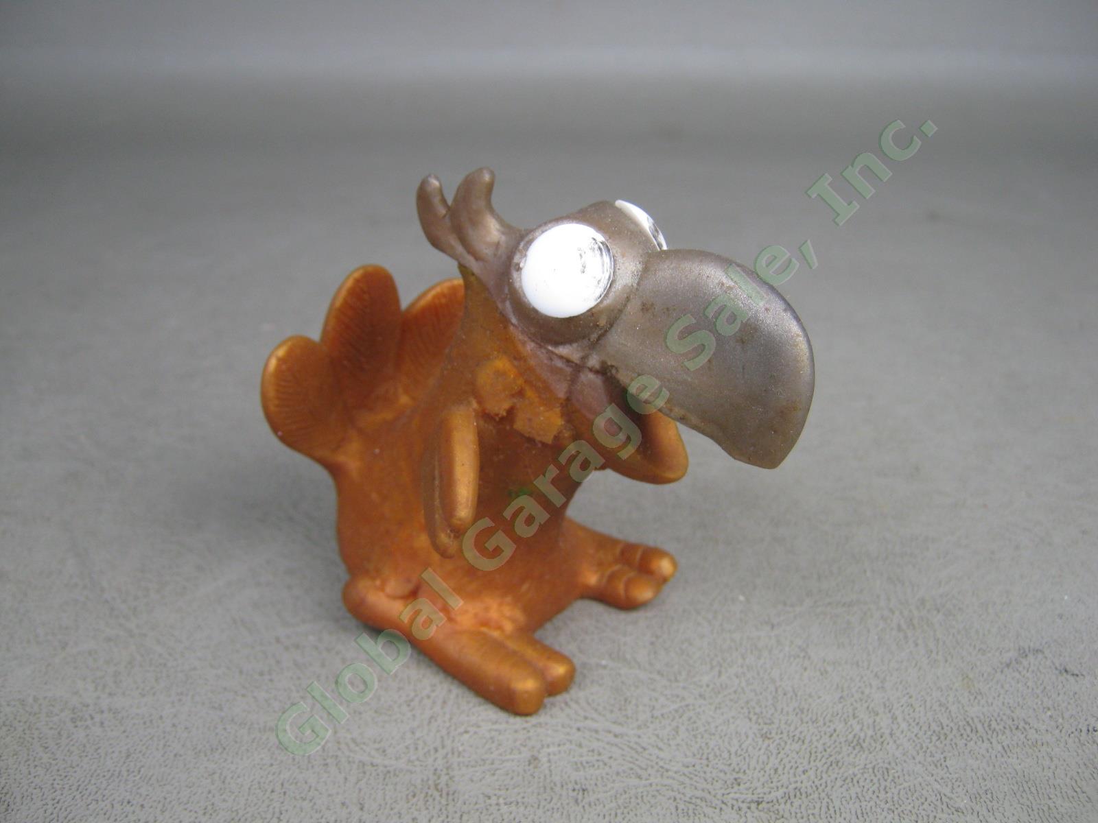 3" Vtg 1970 ULTRA-RARE Russ Wallace Berrie Oily Jiggler Rubber Toy Parrot Figure