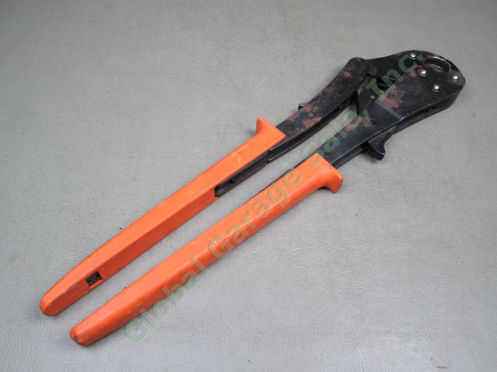 Viega PureFlow 1" PEX Press Tool Ratcheting Plumbing Crimper Orange Handle 50060 2