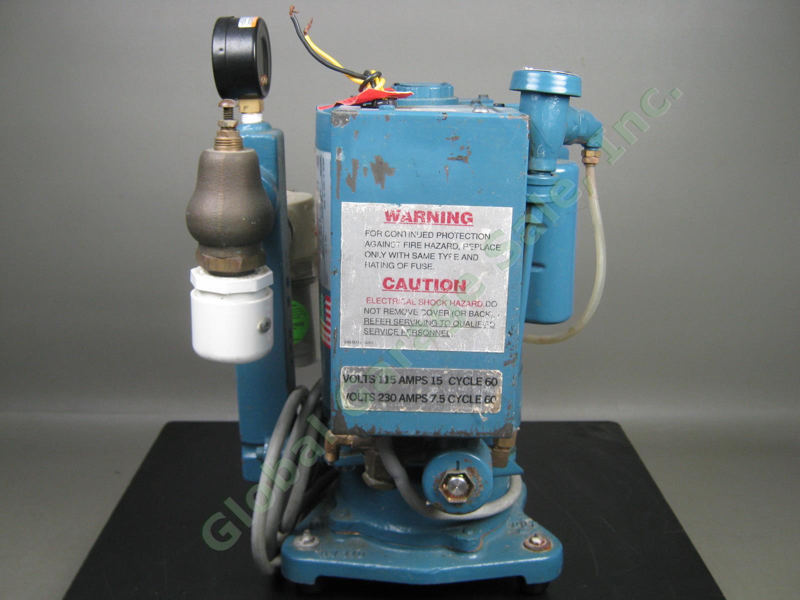 DentalEz CV 101 Custom Air 1HP 230V Single Water Ring Dental Vacuum Pump Works! 3