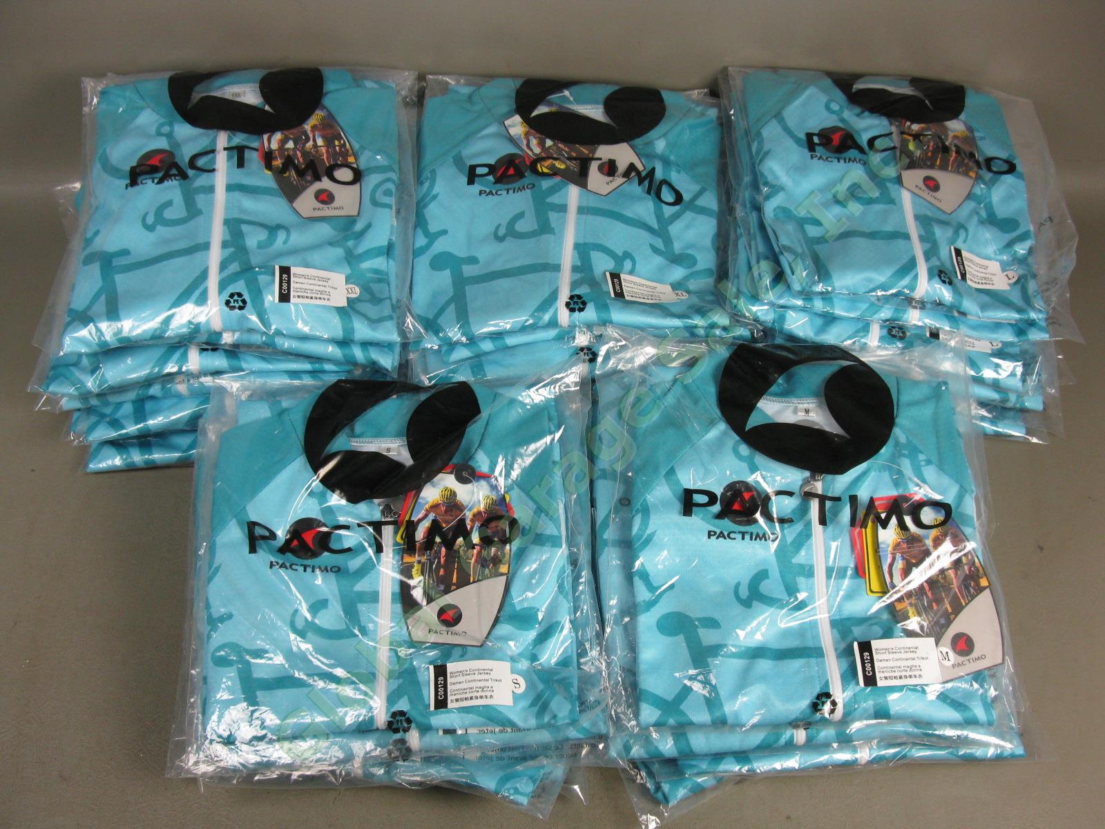 44 NEW Womens Pactimo Continental Short Sleeve Cycling Jersey Lot S M L XL XXL