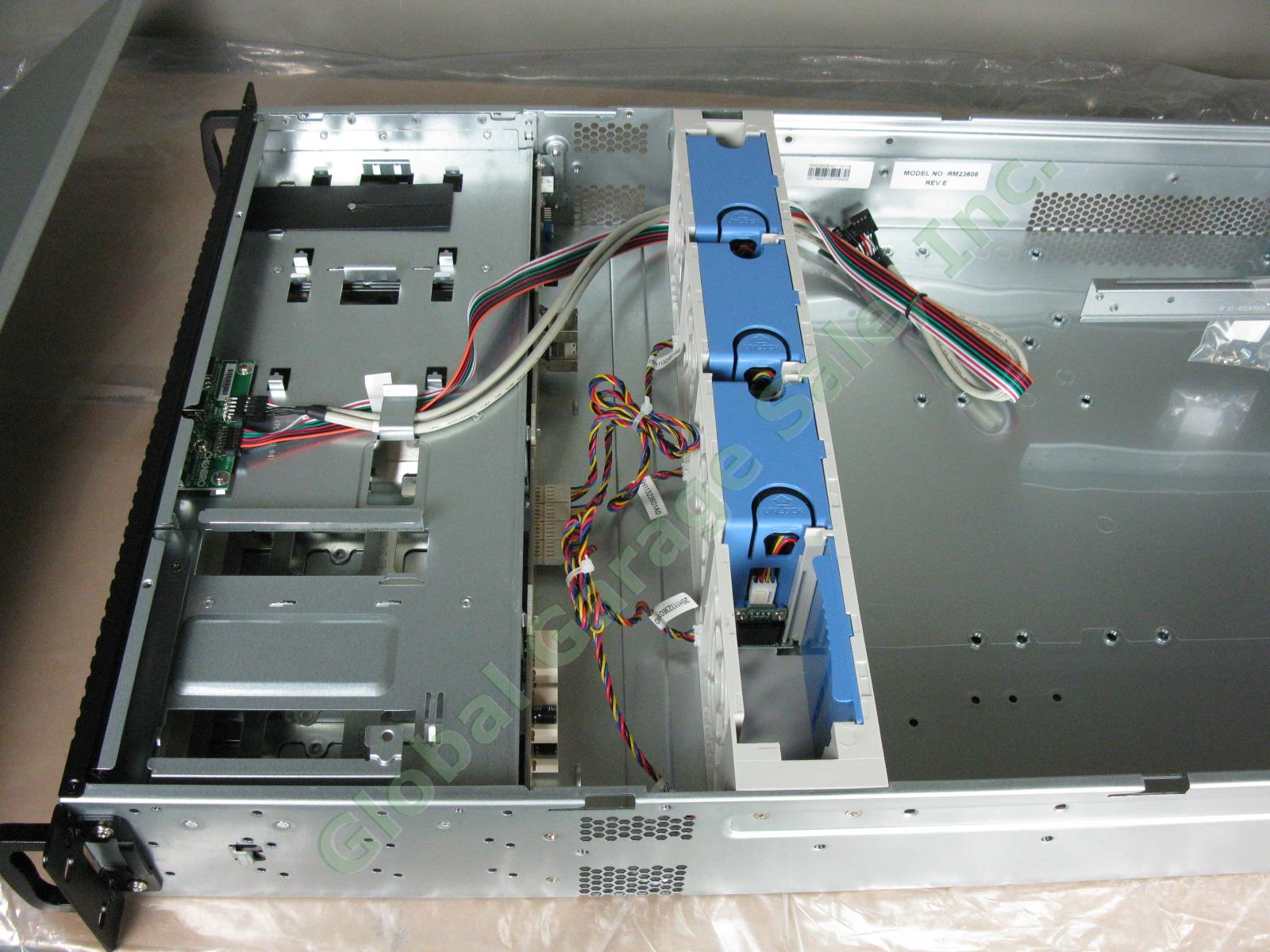 NEW Chenbro RM23608 2U 8-Bay Hot Swap Rack Mount Server Case Chassis SSI EEB 5