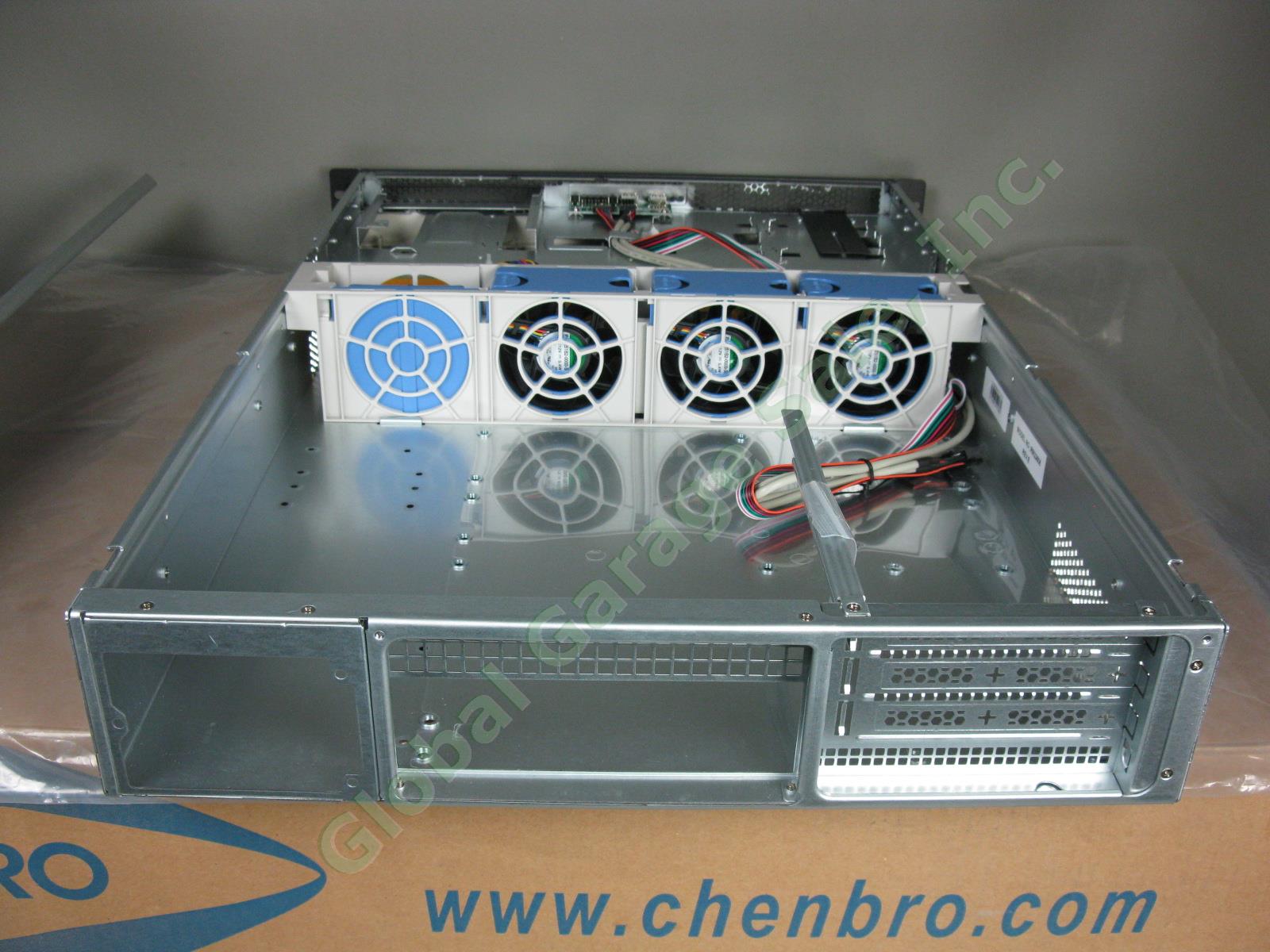 NEW Chenbro RM23608 2U 8-Bay Hot Swap Rack Mount Server Case Chassis SSI EEB 7