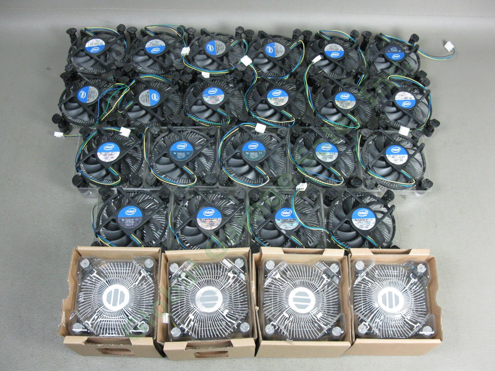 25 NEW Intel E98290-001 LGA1155 Heatsink CPU Cooler Cooling Fans Lot Intel i3 NR