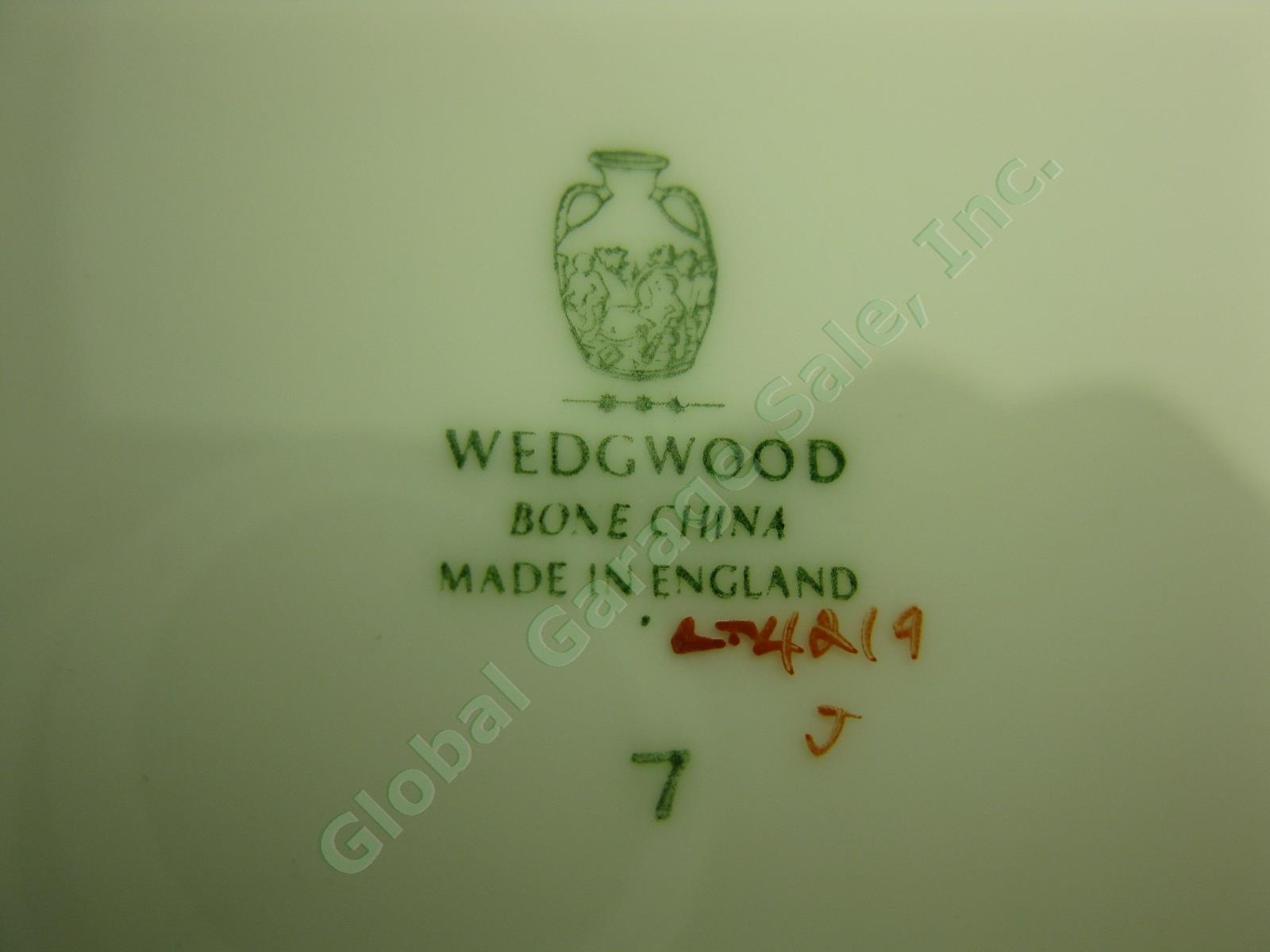 12 Wedgwood Gold Mark Florentine Dragon 6" Bread & Butter Plates Set Lot #W4219 5