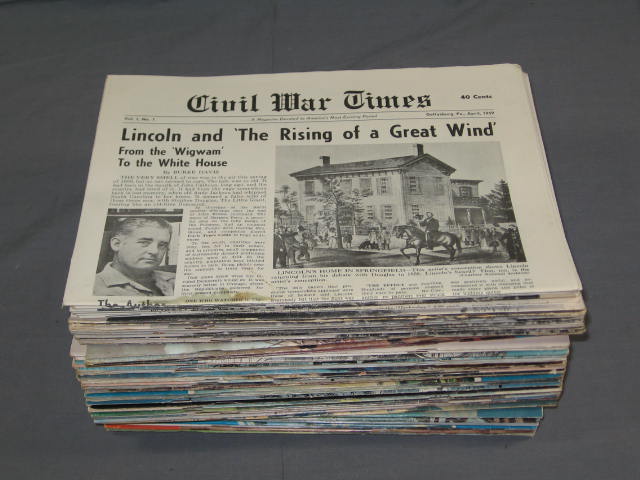 Vintage Civil War Times Illustrated Magazines Lot 1959+