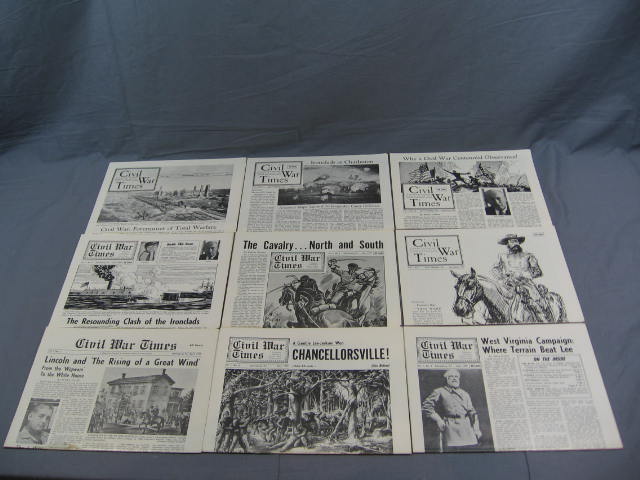 Vintage Civil War Times Illustrated Magazines Lot 1959+ 1