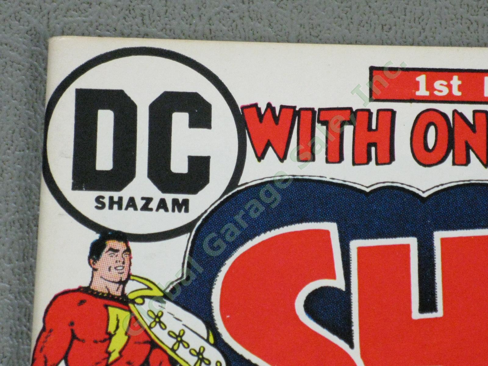 Vtg 1973 Shazam! 1 2 3 Original Captain Marvel Comic Book Lot Set High Grade NR! 2