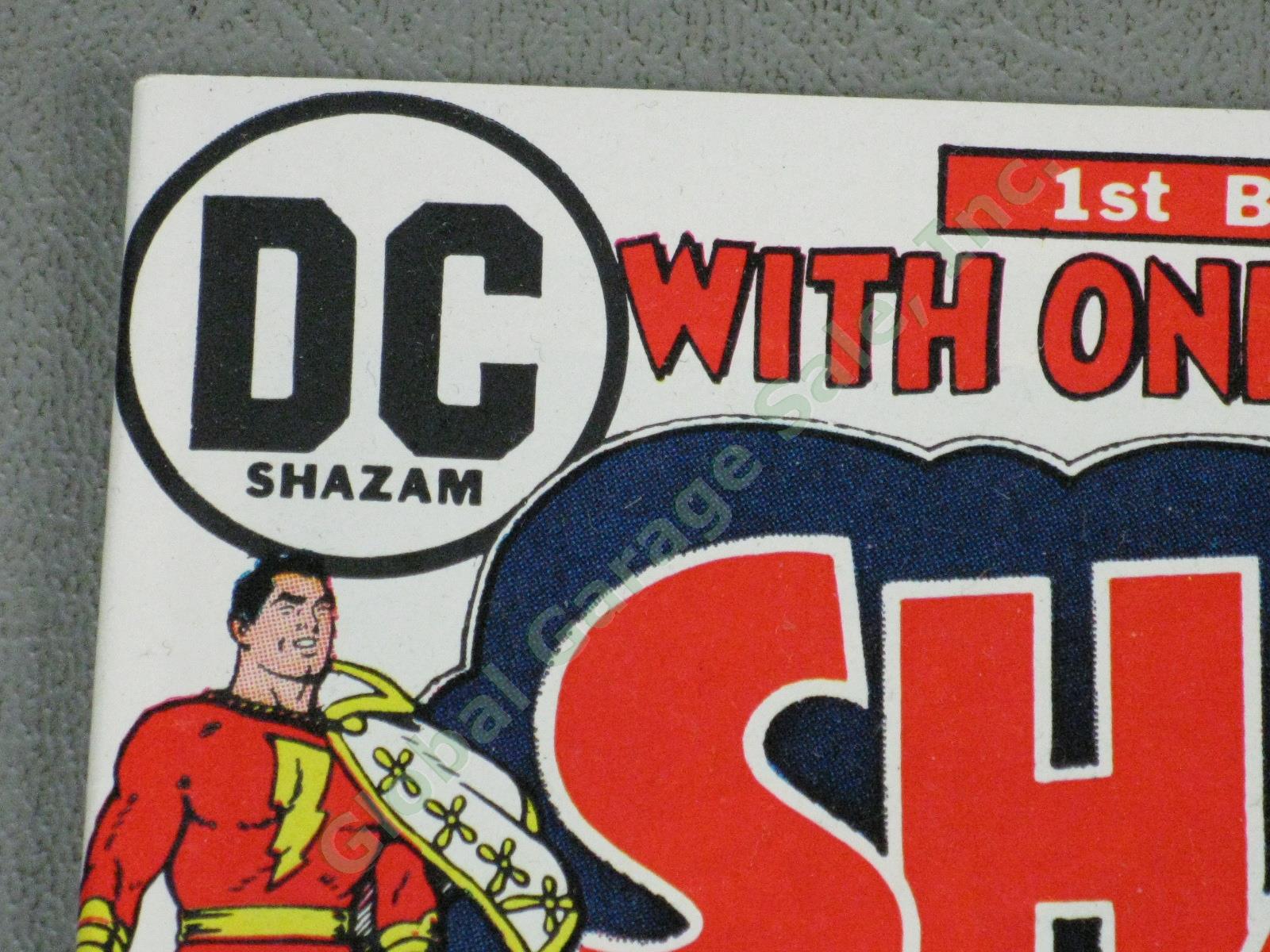 Vtg 1973 Shazam! 1 2 3 Original Captain Marvel Comic Book Lot Set Exc Condition 2
