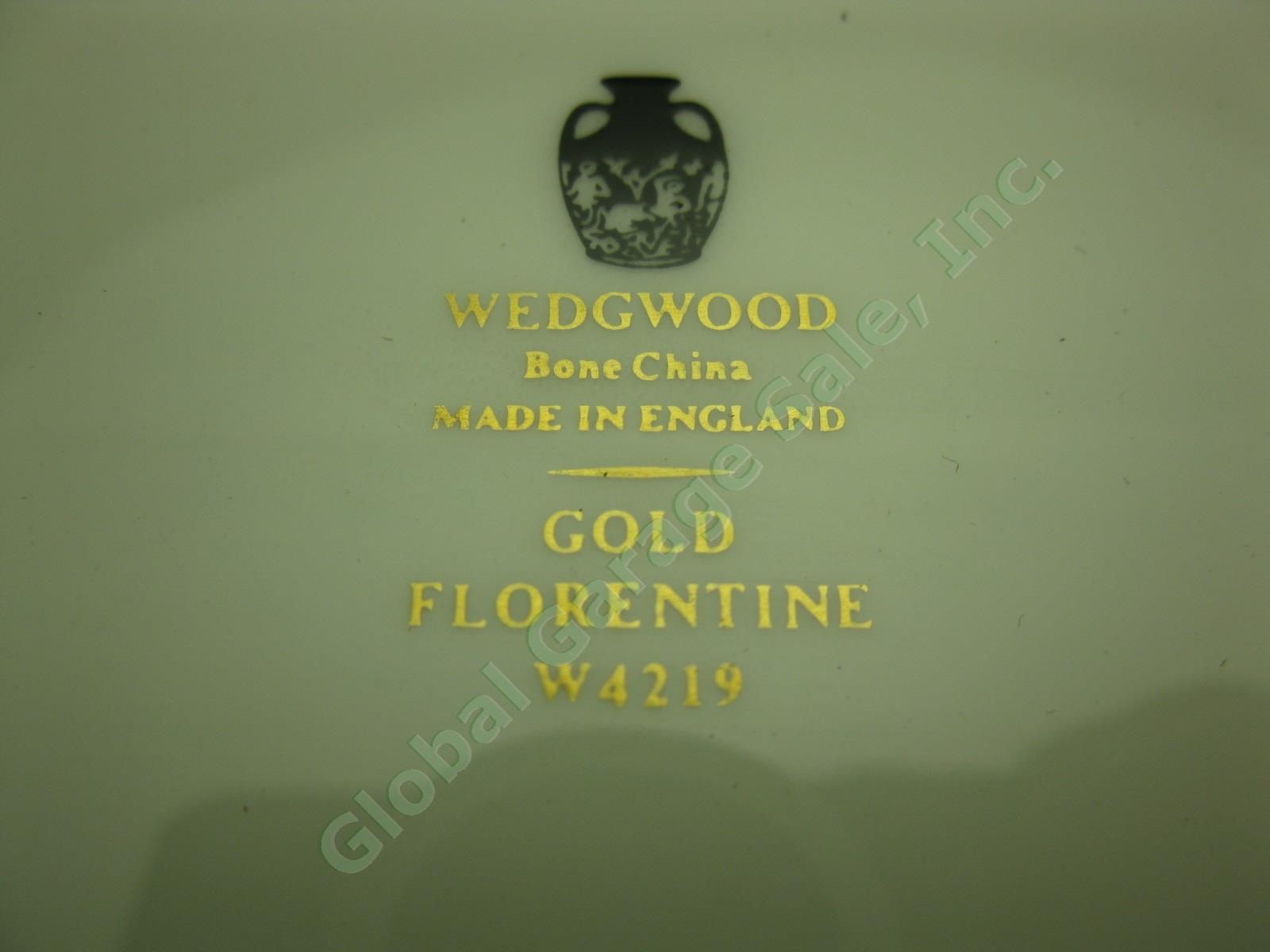 Wedgwood Gold Florentine Dragon China 15.5" x 11.5" Oval Serving Platter #W4219 3