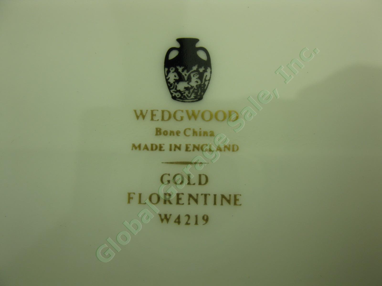 Wedgwood Gold Florentine Dragon China 15.5" x 11.5" Oval Serving Platter #W4219 7