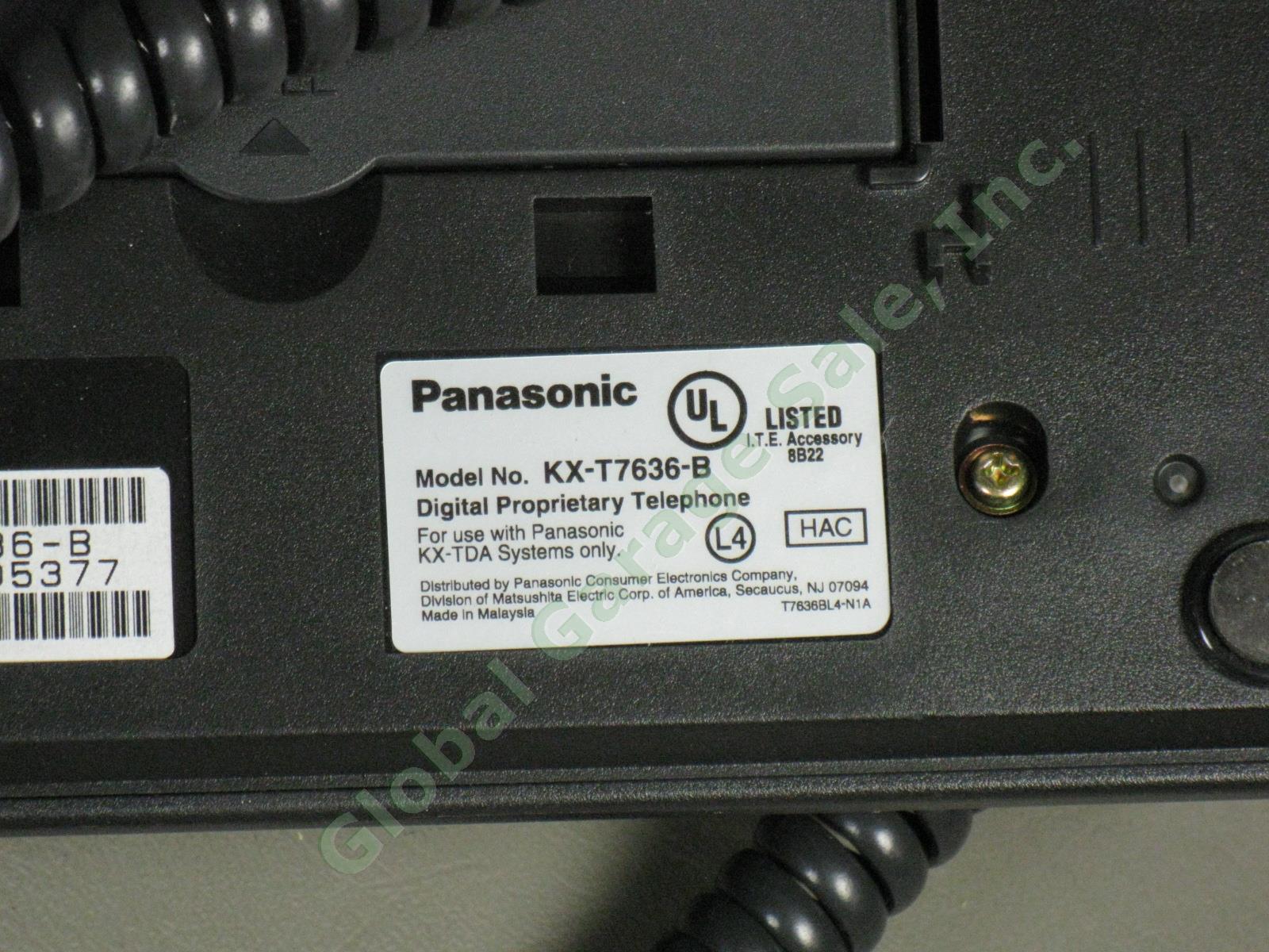8 Panasonic KX-T7633-B KX-T7636 Business Phones System Lot KX-T7640 DSS Console 4