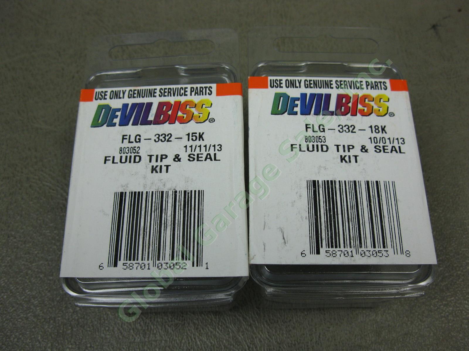 Devilbiss Finishline FLG671 Solvent Based HVLP Gravity Feed Spray Gun Value Kit 5