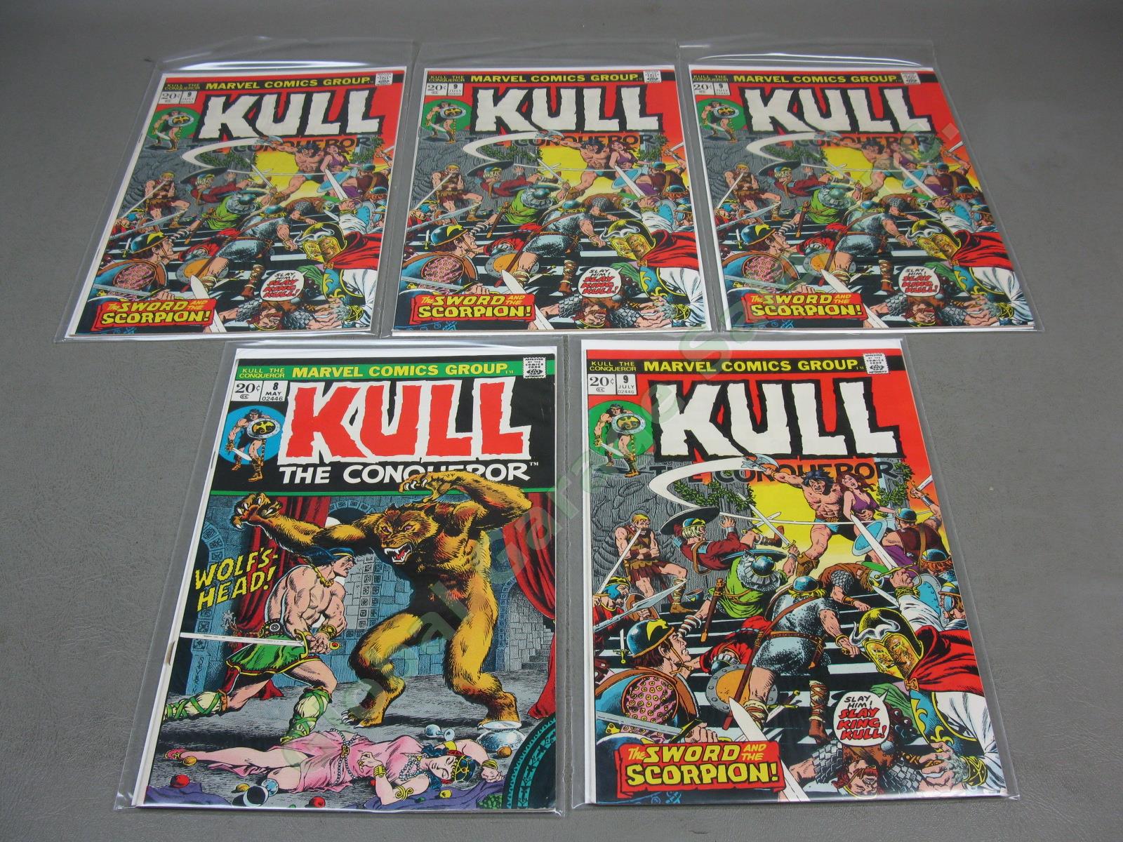 HUGE LOT 43 Marvel Kull The Conqueror Comics 1971-1985 1 2 5 7 8 9 12 15 +Extras 5