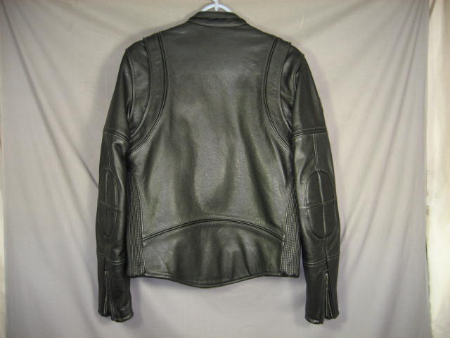 Black Leather Harley Davidson Motorcycle Jacket Women S 1