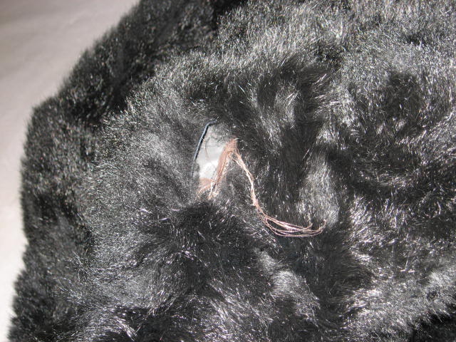 Womens Reversible Mink Fur Trench Coat Size Medium M NR 4