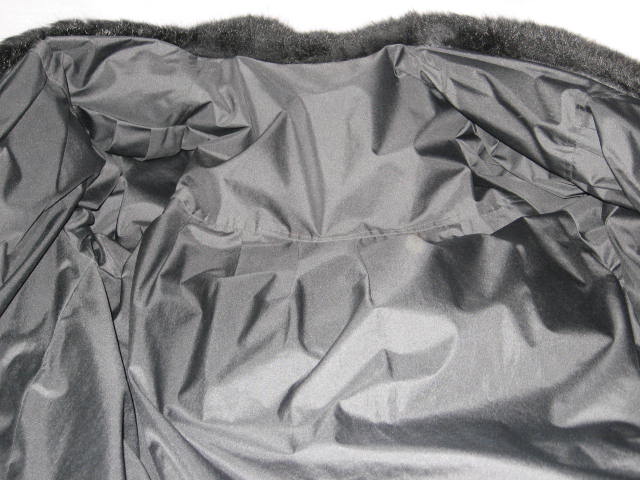 Womens Reversible Mink Fur Trench Coat Size Medium M NR 6