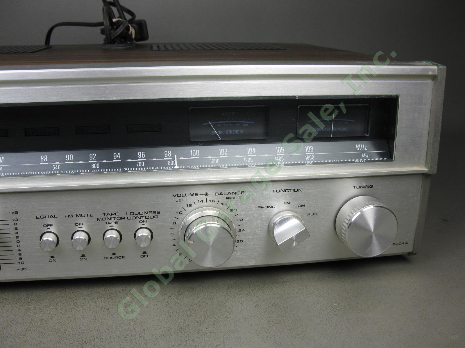Vtg Studio-Standard By Fisher RS-2004A AM/FM Stereo Receiver Tuner Amp 45WPC NR! 2