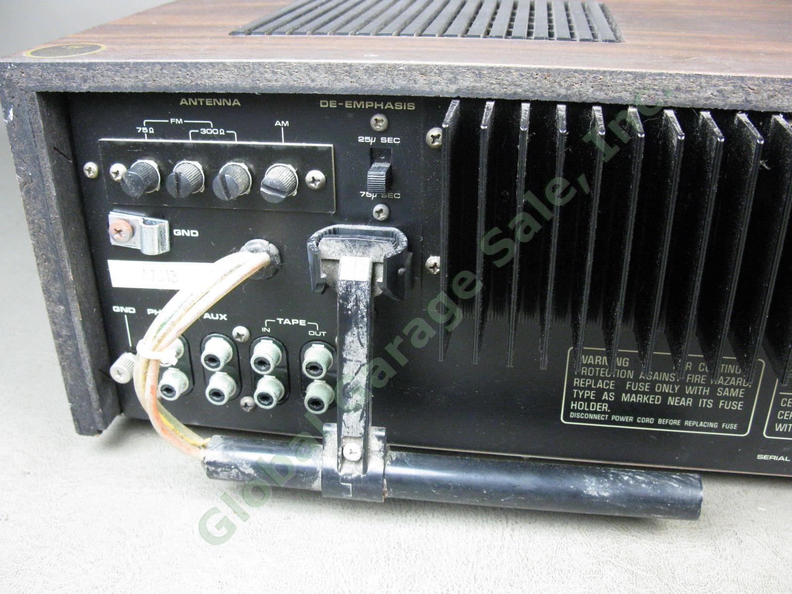 Vtg Studio-Standard By Fisher RS-2004A AM/FM Stereo Receiver Tuner Amp 45WPC NR! 8