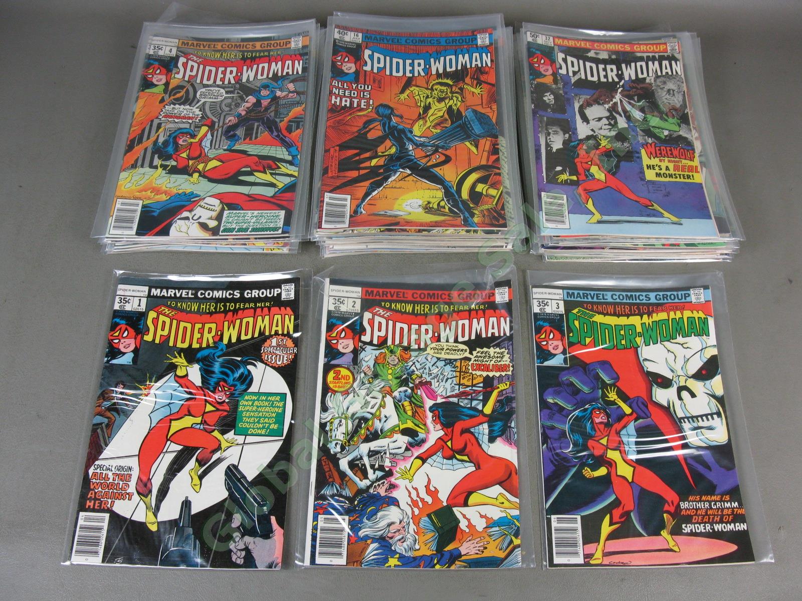 48 Vtg Marvel Spider-Woman Comic Book Collection Lot Runs 1-8 10-36 38-40 42-50
