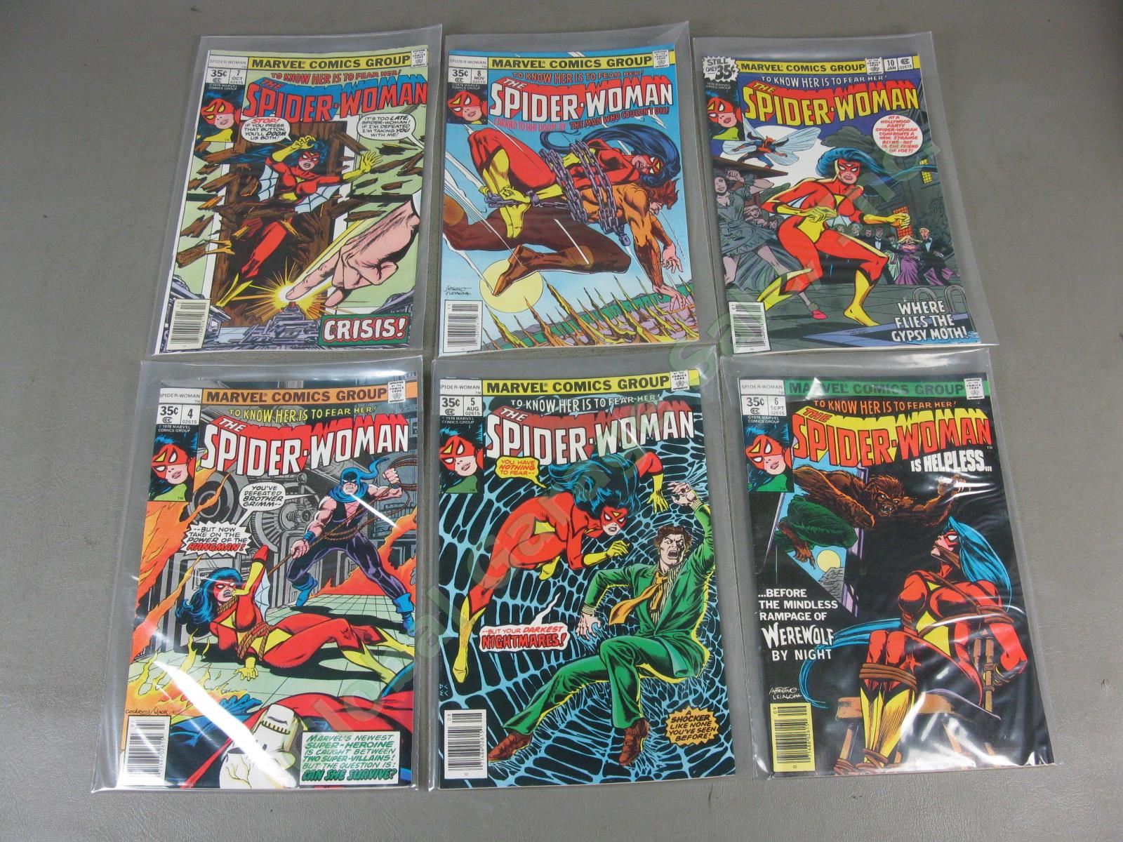 48 Vtg Marvel Spider-Woman Comic Book Collection Lot Runs 1-8 10-36 38-40 42-50 7