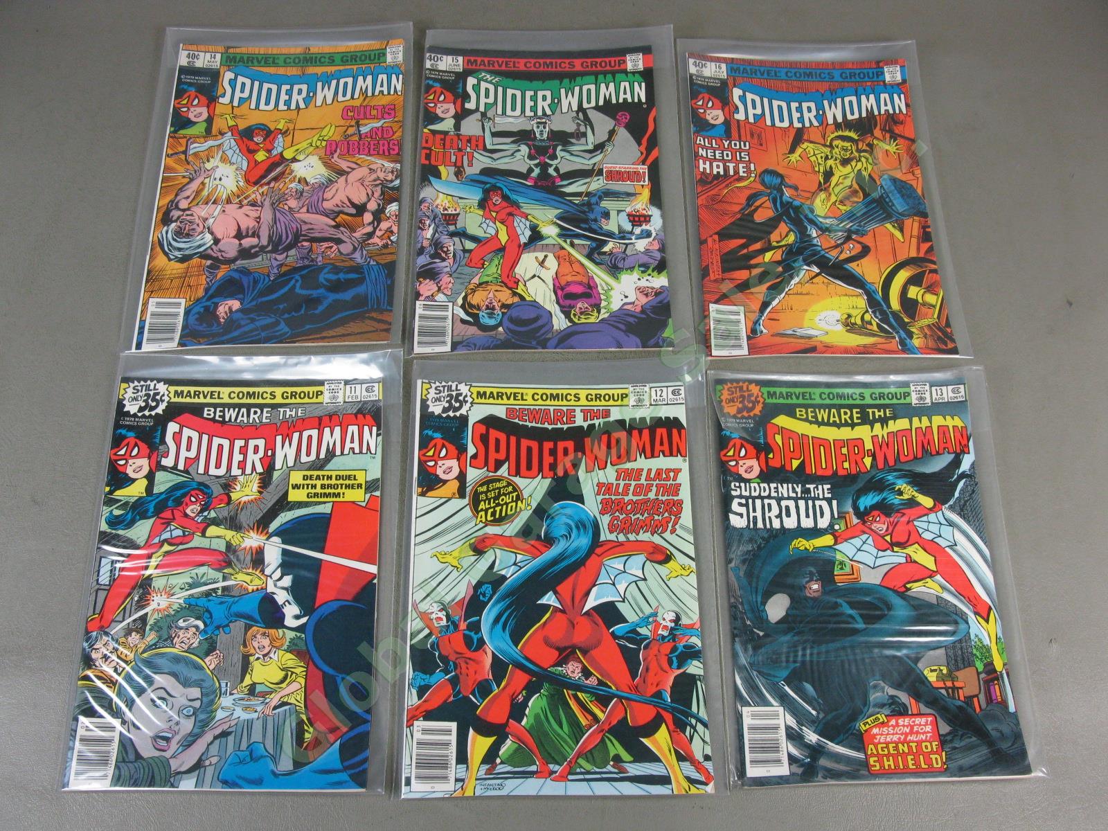 48 Vtg Marvel Spider-Woman Comic Book Collection Lot Runs 1-8 10-36 38-40 42-50 8