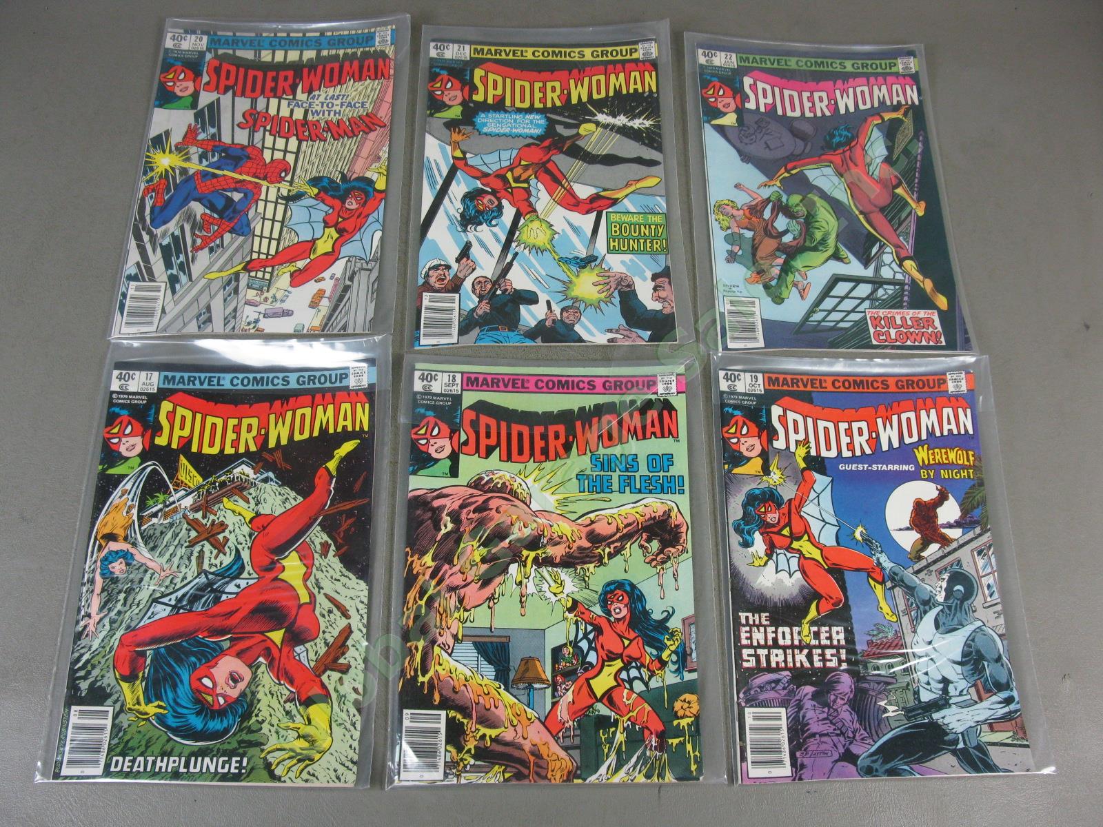 48 Vtg Marvel Spider-Woman Comic Book Collection Lot Runs 1-8 10-36 38-40 42-50 9