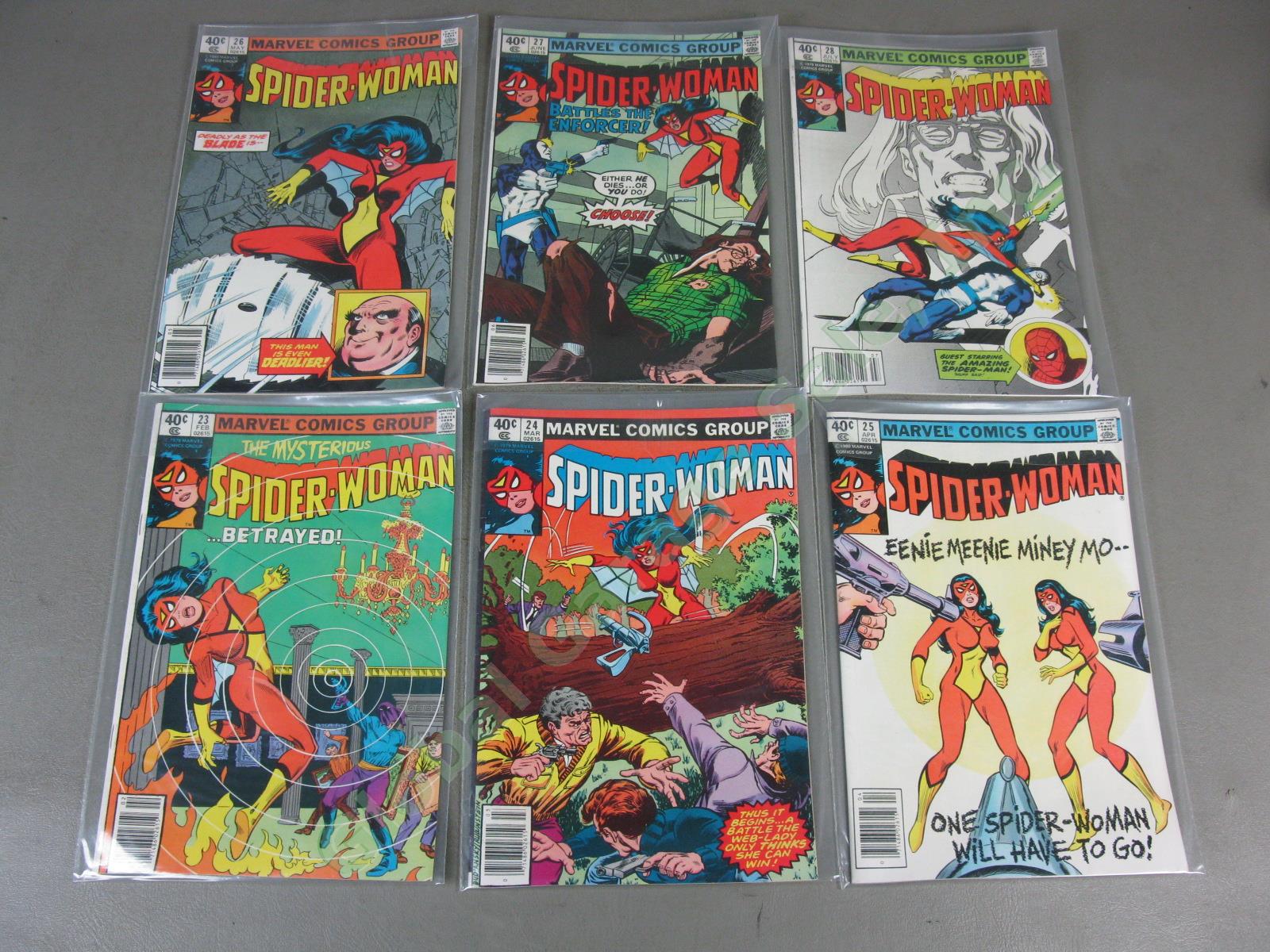 48 Vtg Marvel Spider-Woman Comic Book Collection Lot Runs 1-8 10-36 38-40 42-50 10
