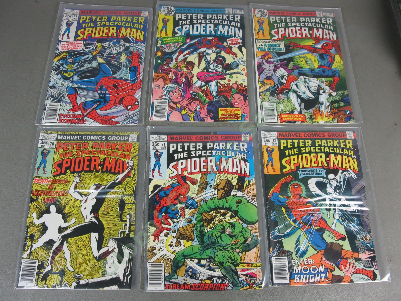 113 Vtg 1977-1990 Peter Parker Spectacular Spider-Man Comic Books Lot + Annuals 11