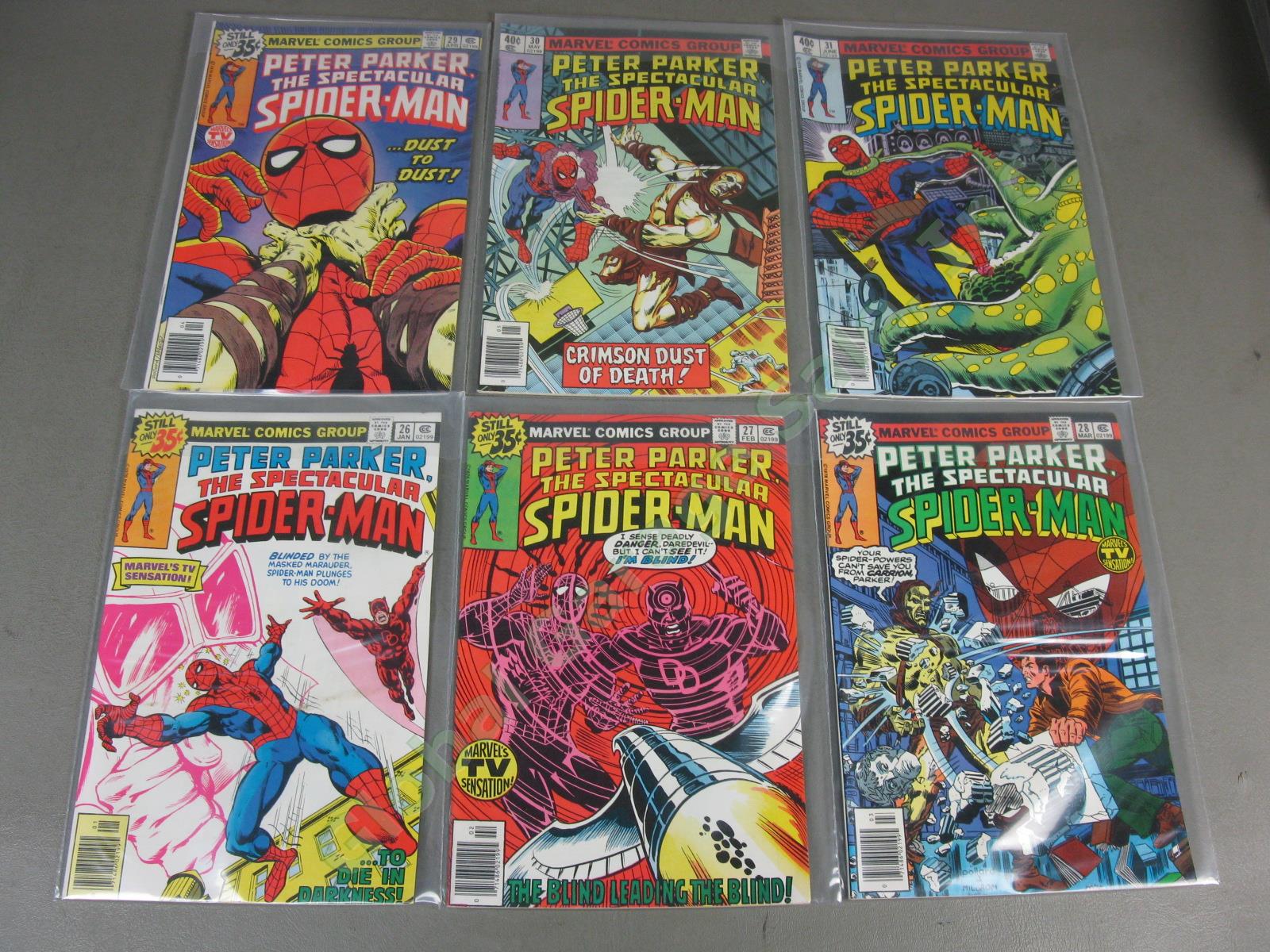113 Vtg 1977-1990 Peter Parker Spectacular Spider-Man Comic Books Lot + Annuals 12