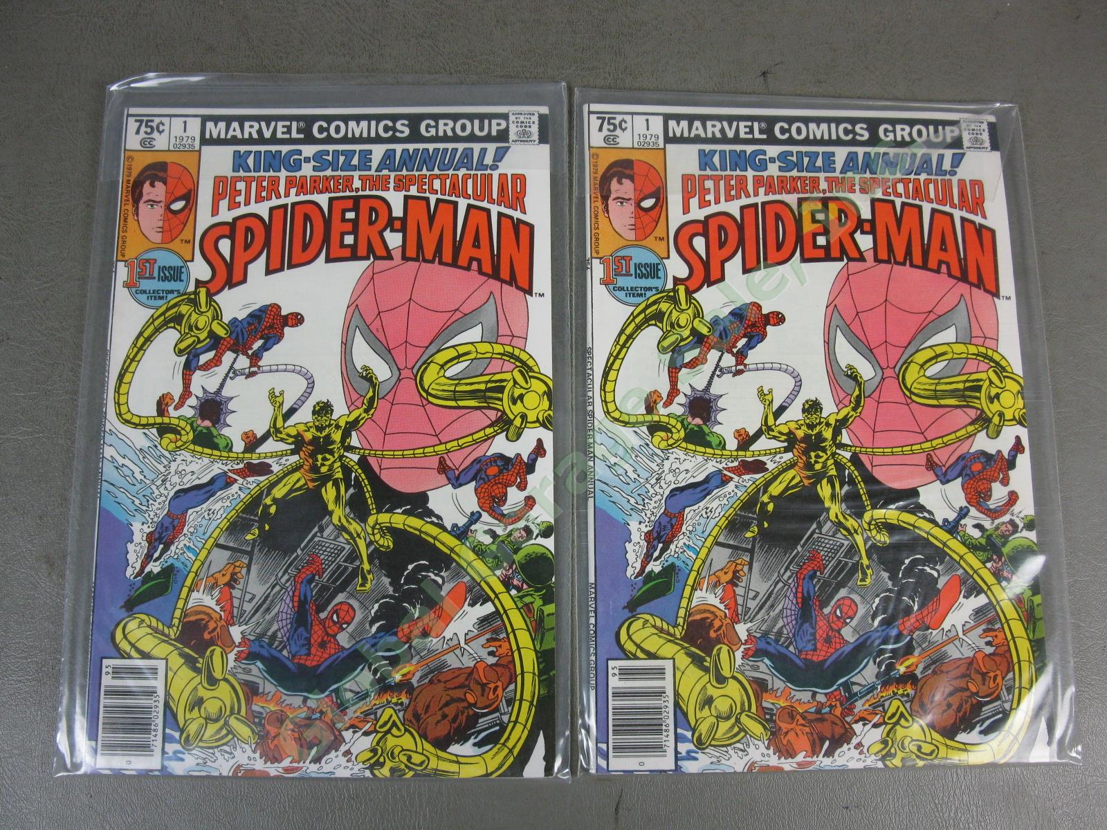 113 Vtg 1977-1990 Peter Parker Spectacular Spider-Man Comic Books Lot + Annuals 14
