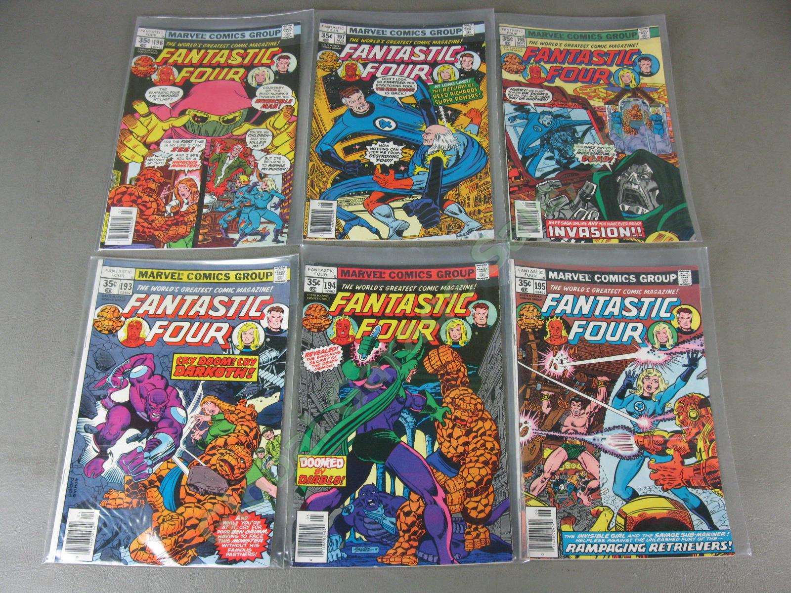 134 Vtg 1973-1989 Marvel Fantastic Four Comic Lot w/Giant King Size + Annuals NR 10