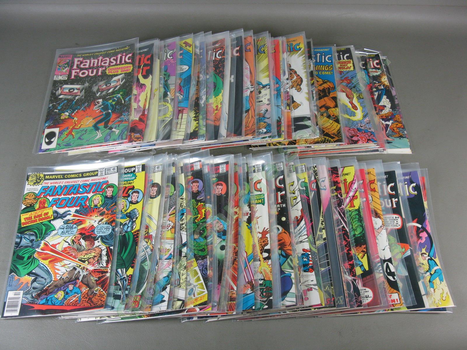 134 Vtg 1973-1989 Marvel Fantastic Four Comic Lot w/Giant King Size + Annuals NR 11