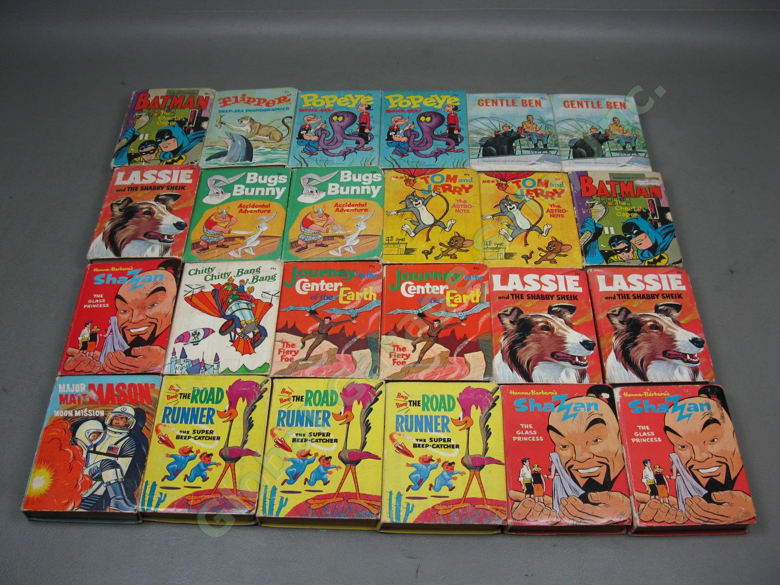 69 Big Little Book Lot Dick Tracy Disney Donald Duck Lassie Lone Ranger Tarzan + 5