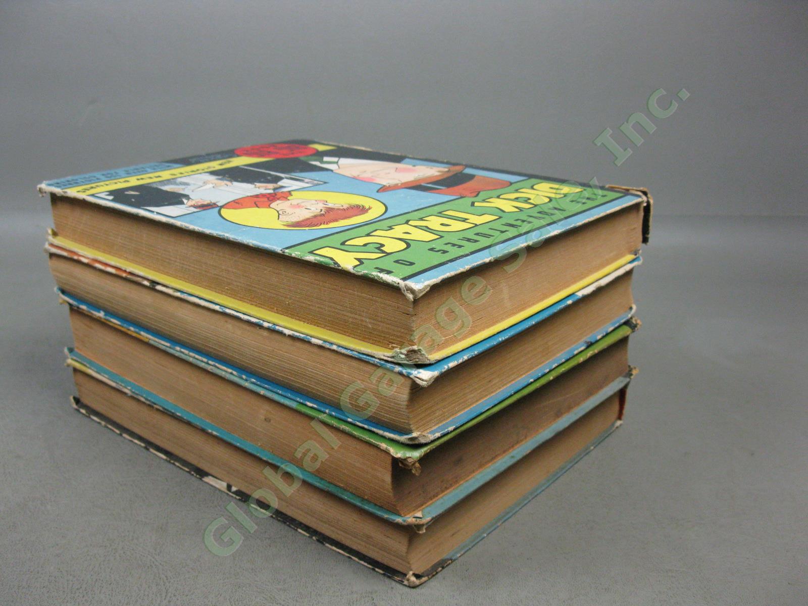 Vtg Big Books Lot Dick Tracy Mickey Mouse Popeye Adventure Terry And The Pirates 1