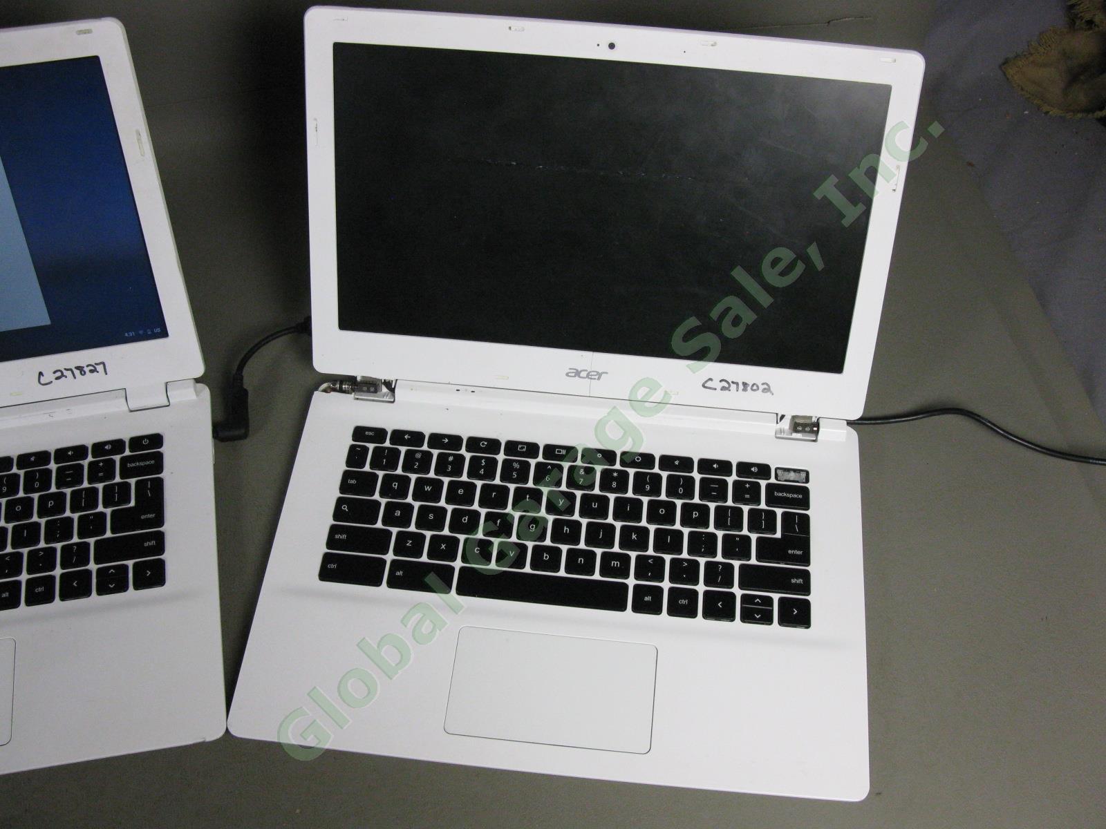 3 Acer 13 Chromebook CB5-311-T9Y2 Lot 2.1GHz 4GB Working Cond Good Screens AS-IS 4