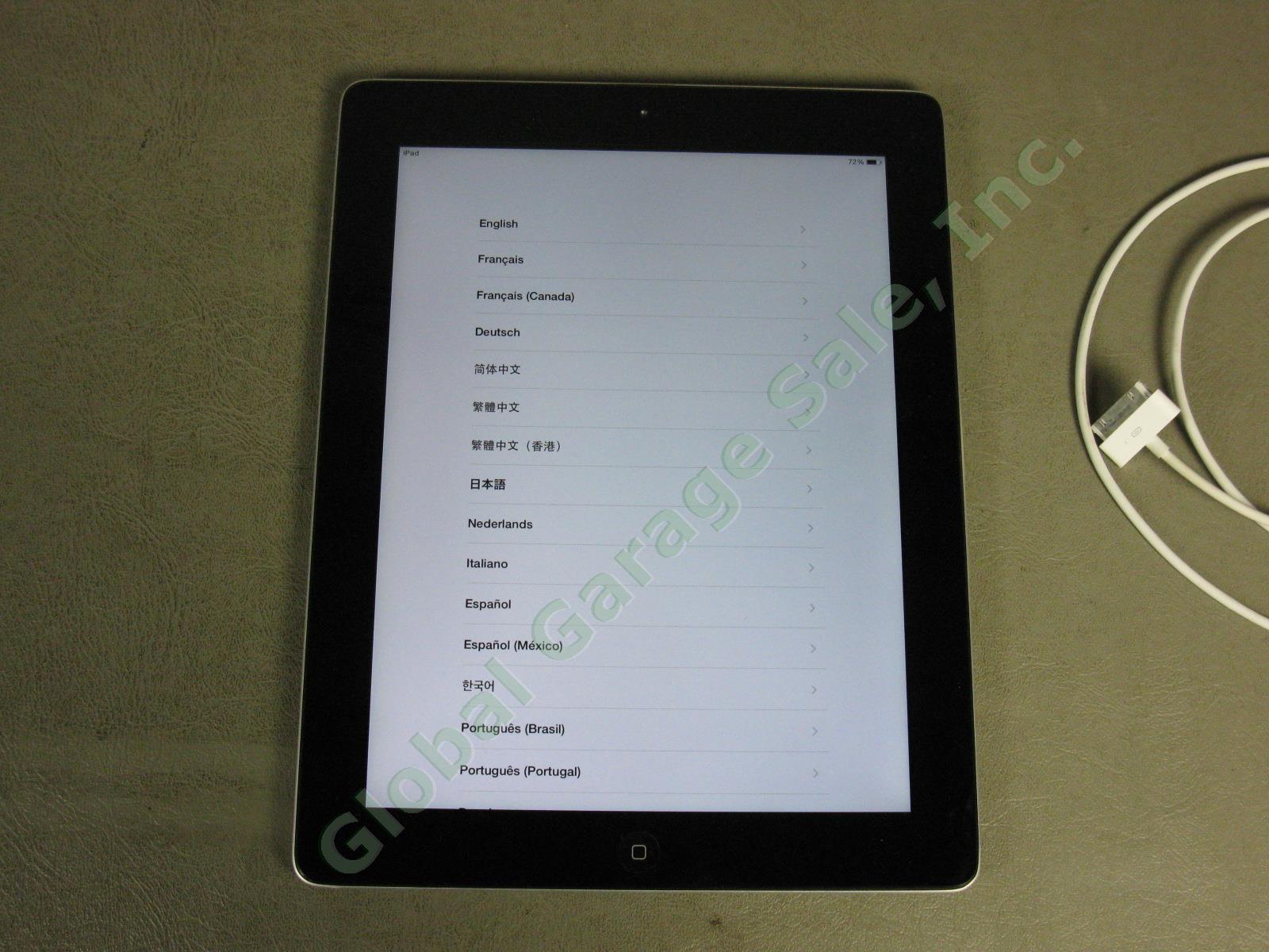 Apple iPad 3 3rd Generation Tablet A1416 MC706LL/A 32GB Wi-Fi Black Works Great 1
