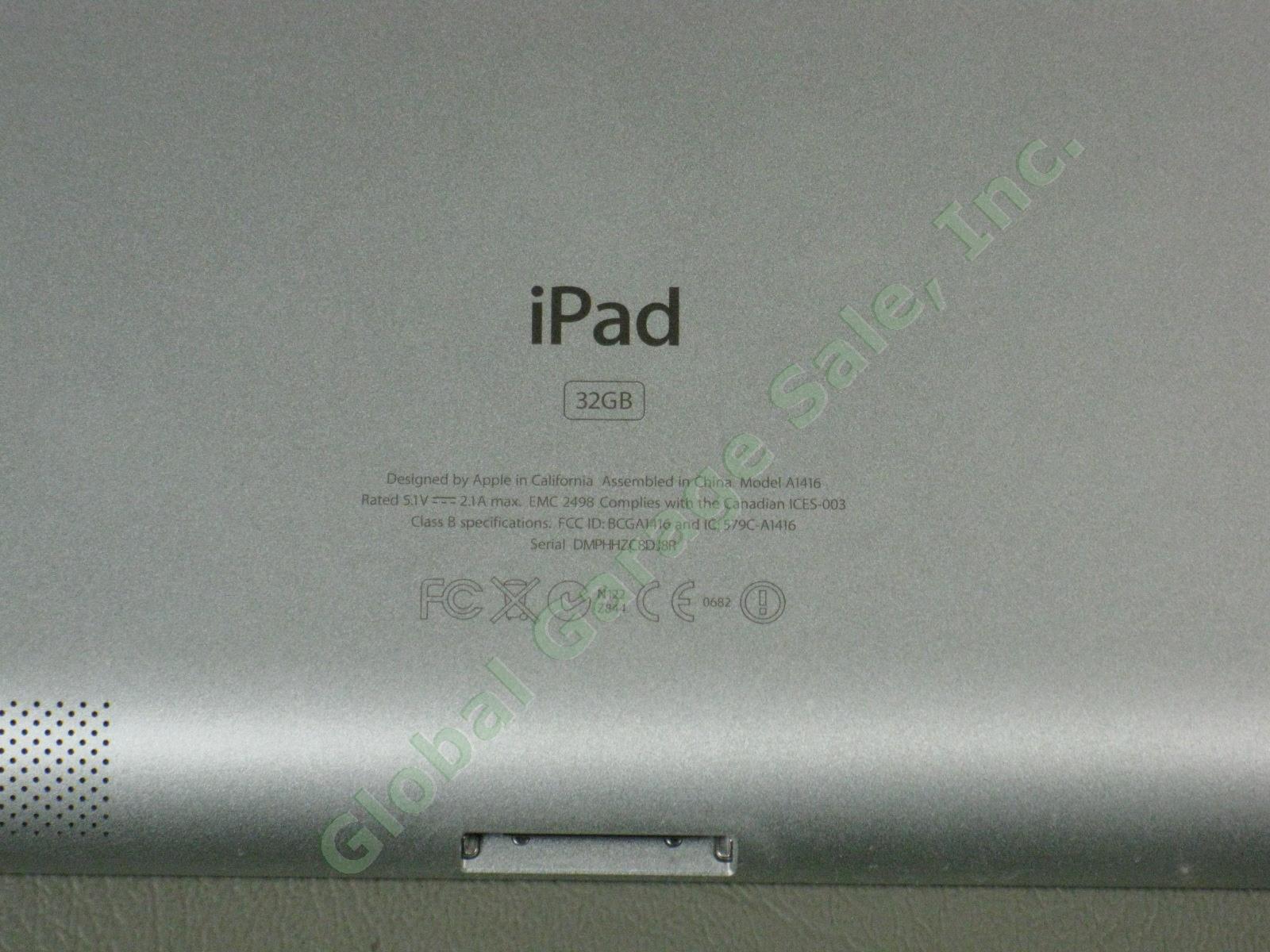 Apple iPad 3 3rd Generation Tablet A1416 MC706LL/A 32GB Wi-Fi Black Works Great 4