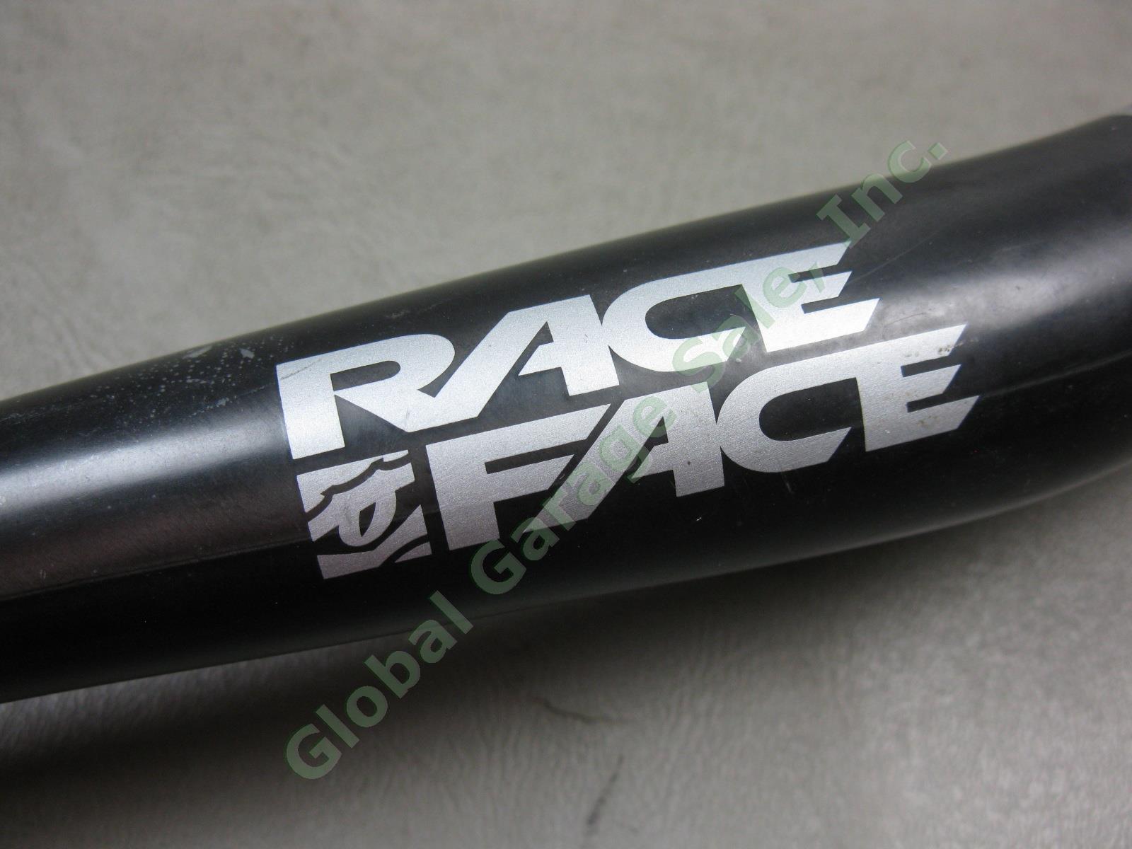 Race Face Sixc Riser 20mm Rise MTB Handlebar Bar Carbon Silver/White Logo Decal 1