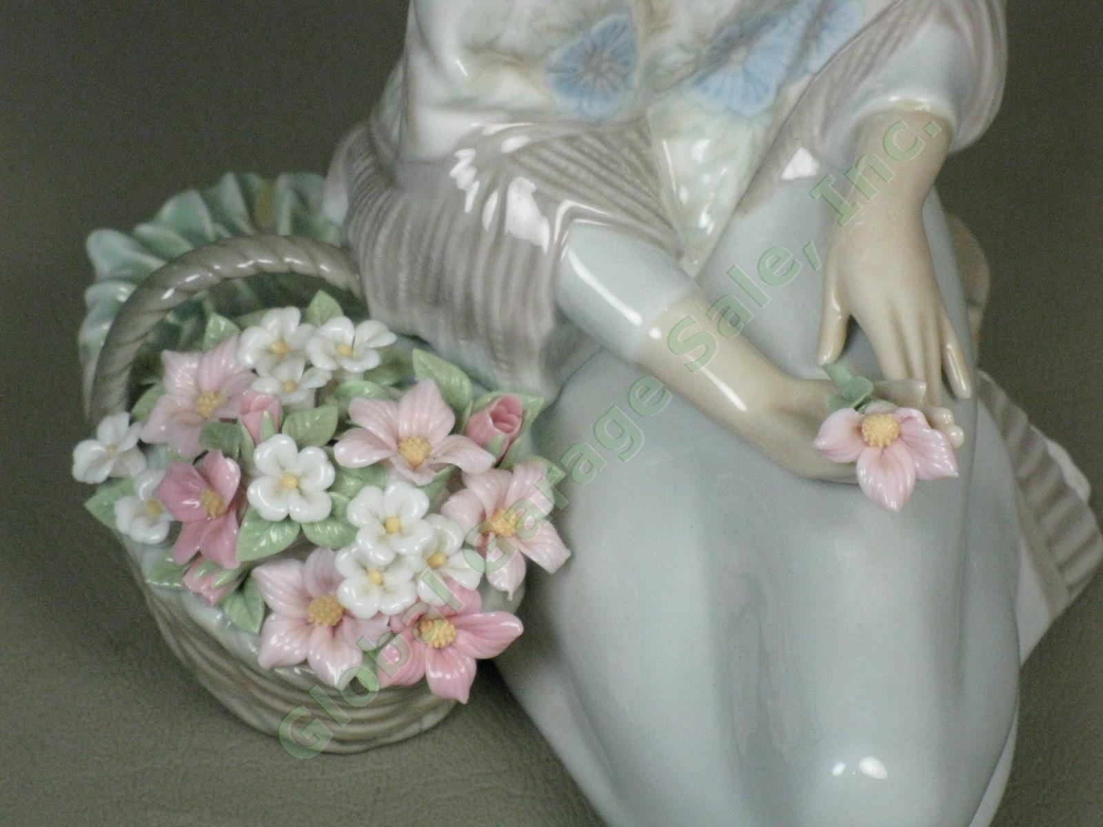 4 Vtg Lladro Figurines Lot 4635 7607 7610 7619 Can I Play All Aboard Flower Song 15