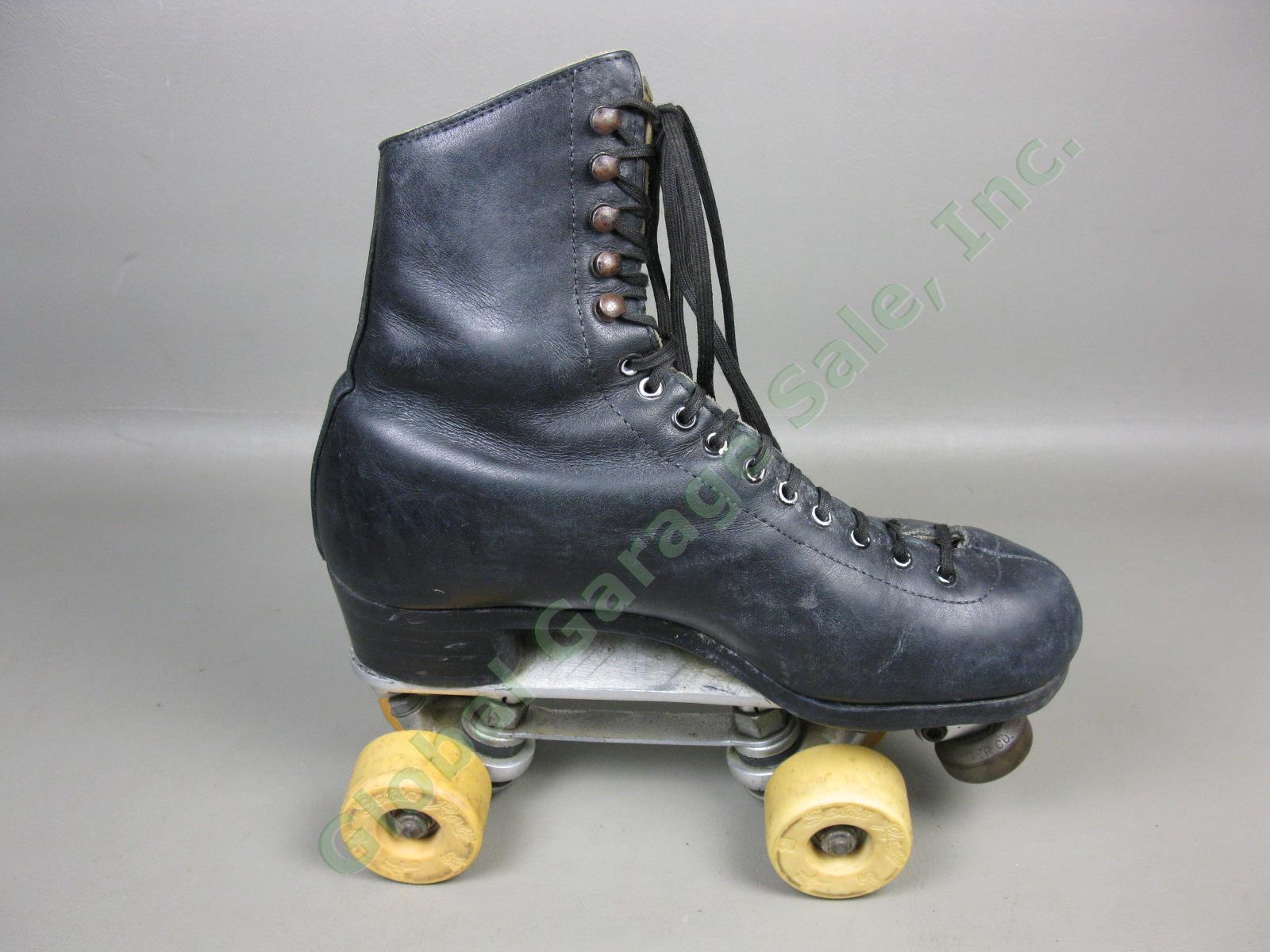 Vtg Riedell Douglass Snyder Super Deluxe Custom Built Roller Skates Size 8 + Lot 4