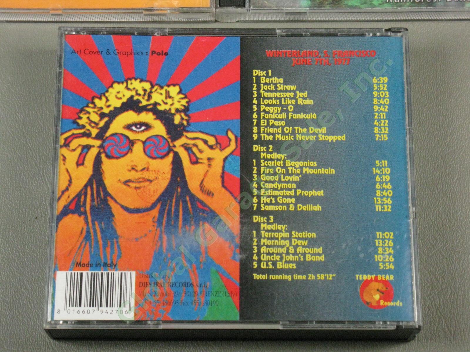 Rare Vtg 1970s 1980s Grateful Dead Unreleased Live CD + VHS Lot 20 Discs Imports 2