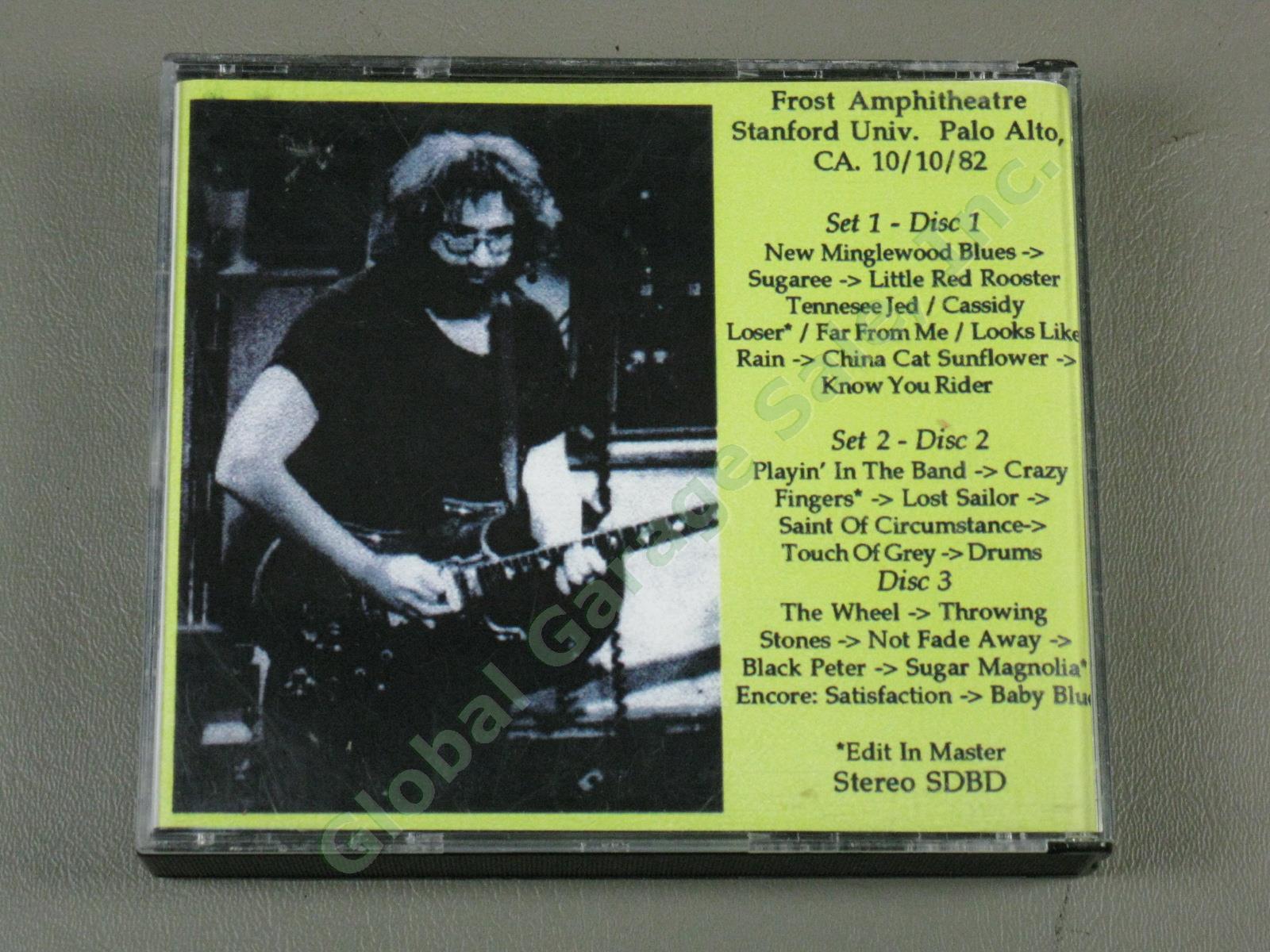 Rare Vtg 1970s 1980s Grateful Dead Unreleased Live CD + VHS Lot 20 Discs Imports 8