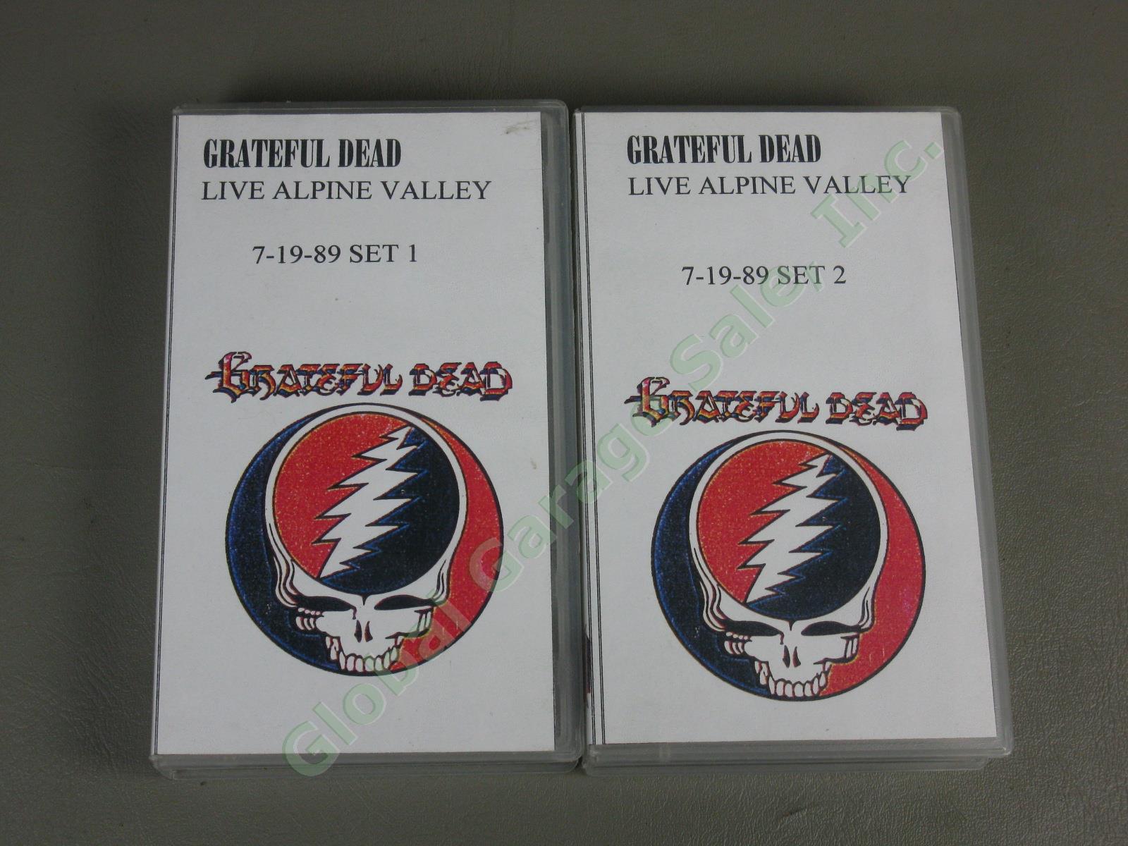Rare Vtg 1970s 1980s Grateful Dead Unreleased Live CD + VHS Lot 20 Discs Imports 26