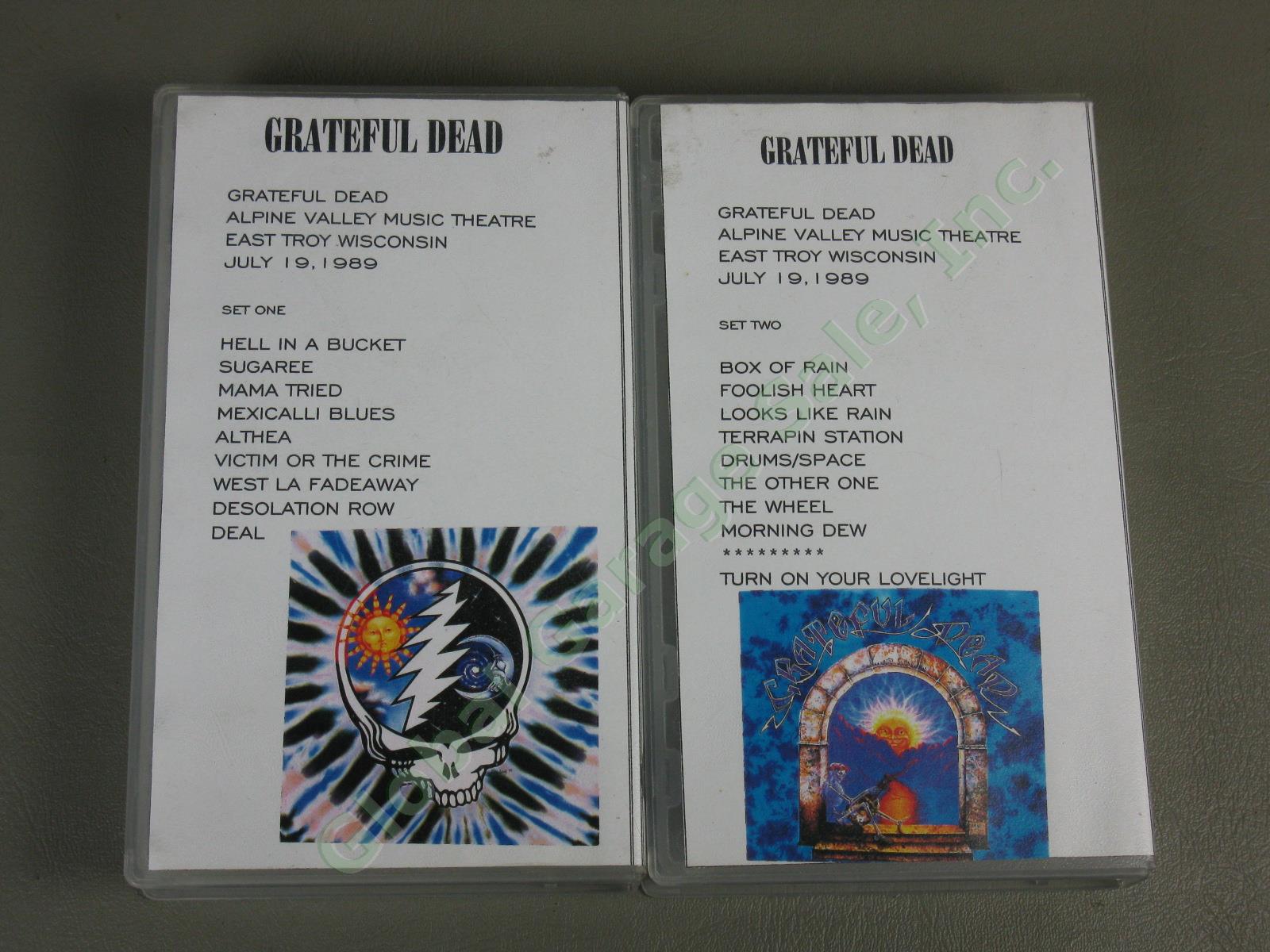 Rare Vtg 1970s 1980s Grateful Dead Unreleased Live CD + VHS Lot 20 Discs Imports 27