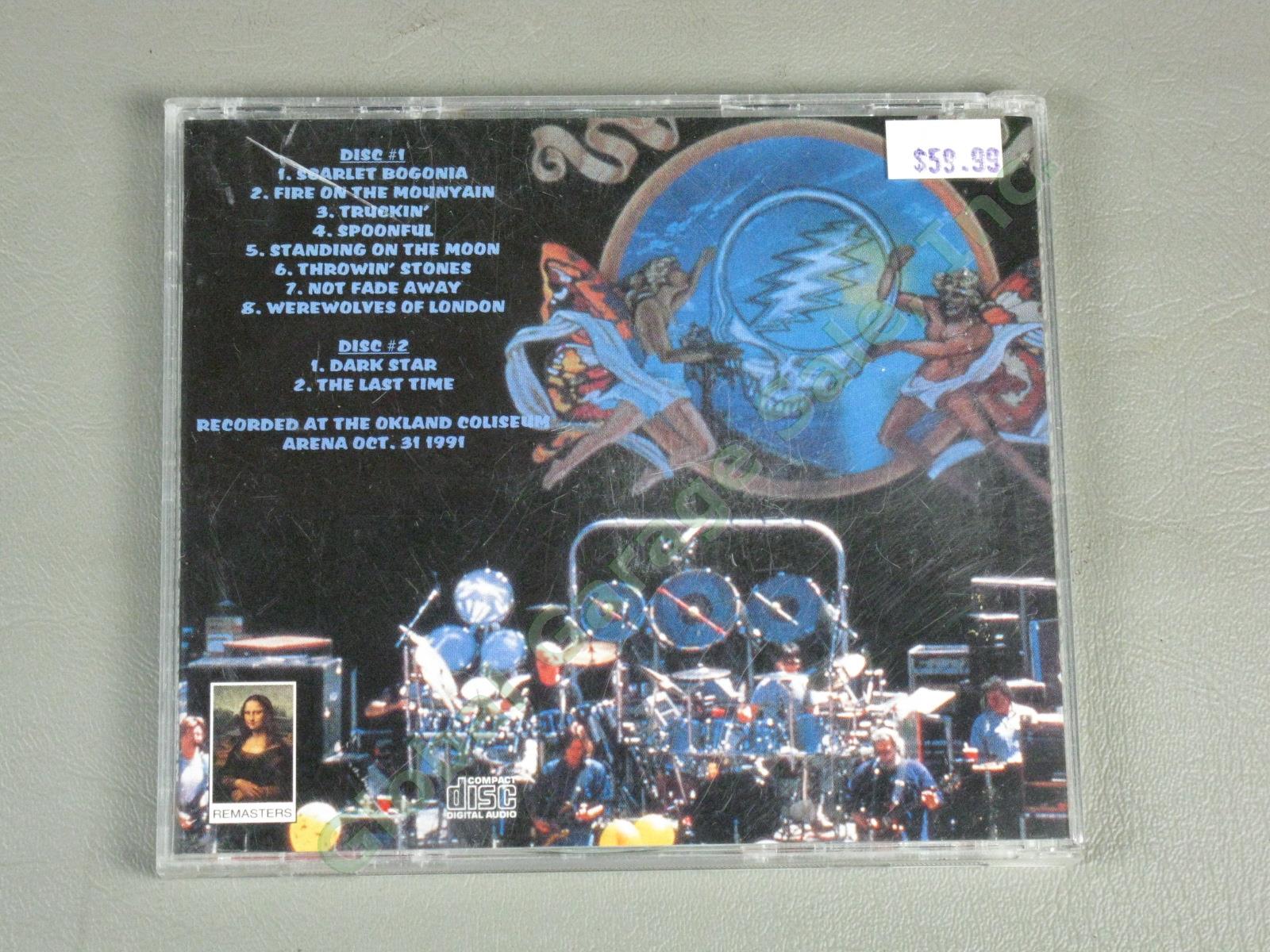 Vtg 1990s Grateful Dead Live Unreleased Show Concert Import CD VHS Lot 16 Discs 4