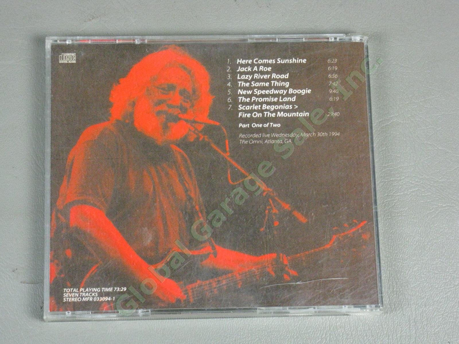Vtg 1990s Grateful Dead Live Unreleased Show Concert Import CD VHS Lot 16 Discs 8